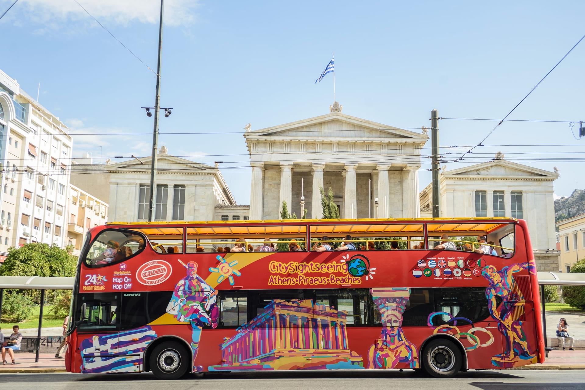 Athens Hop-On Hop-Off Bus by City Sightseeing - Image 1