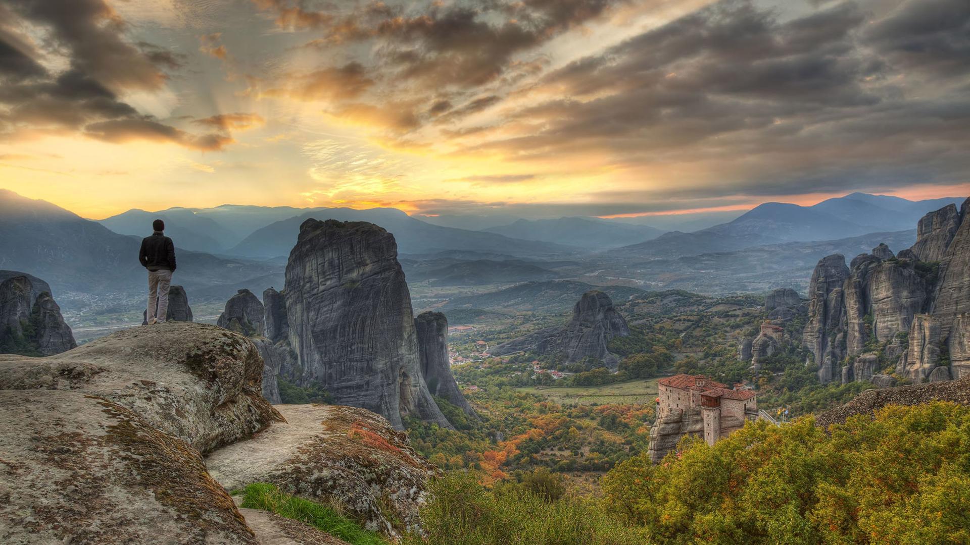 Meteora sunset tour with monastery and caves visit  - Thumbnail 7