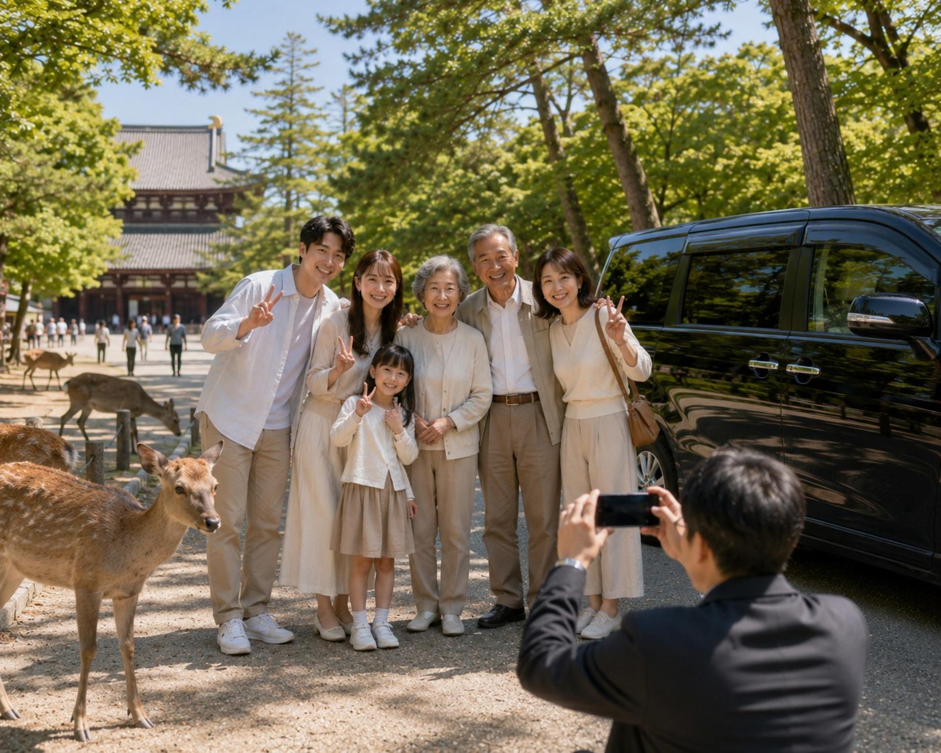 [Departing from Osaka/Kyoto] Kyoto/Nara/Osaka Enjoy a flexible and customized chartered car day trip in Kansai - Thumbnail 2