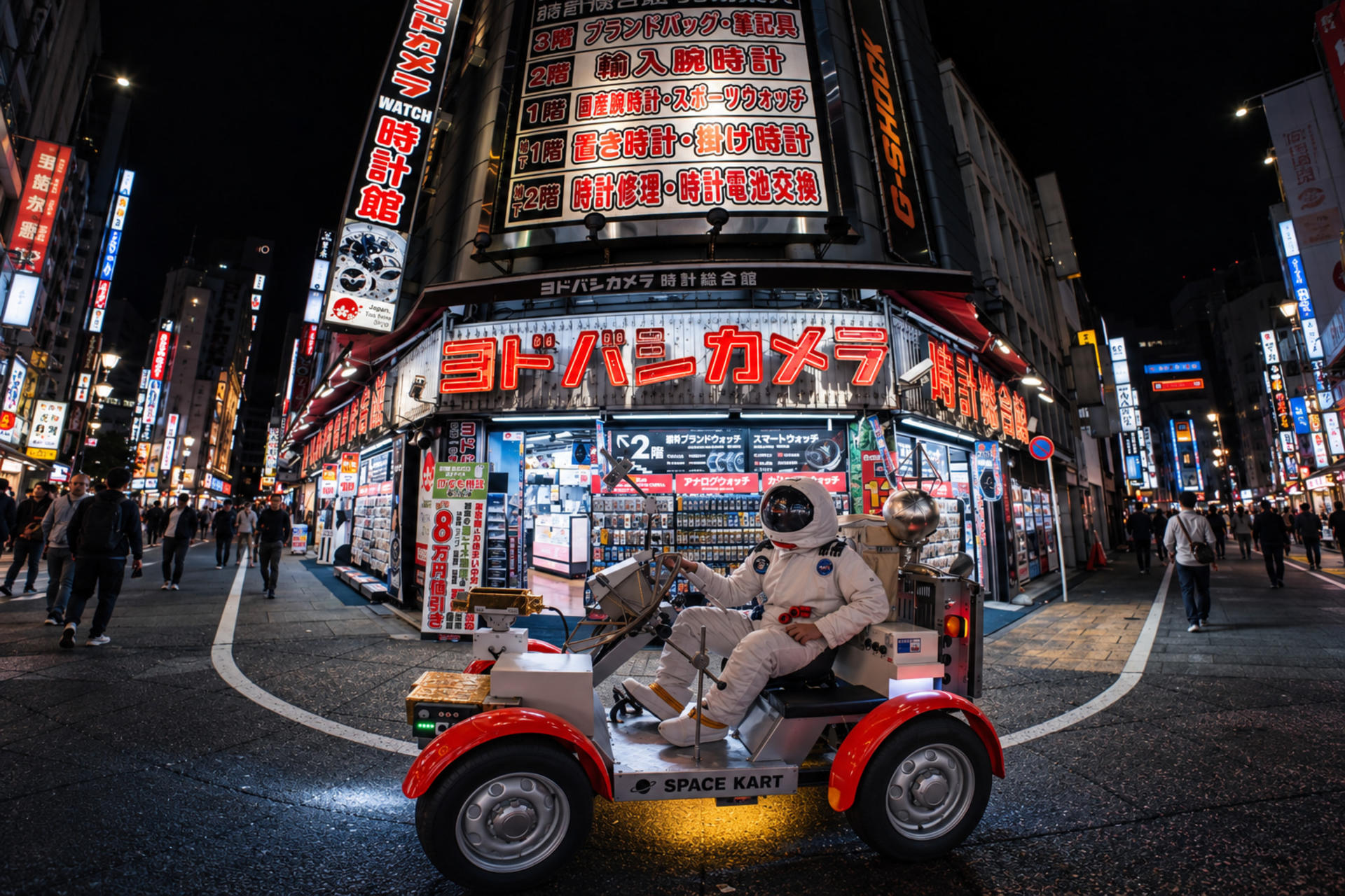Tokyo: Space-Inspired Go-Kart Adventure | TK168 Space Kart - Thumbnail 4