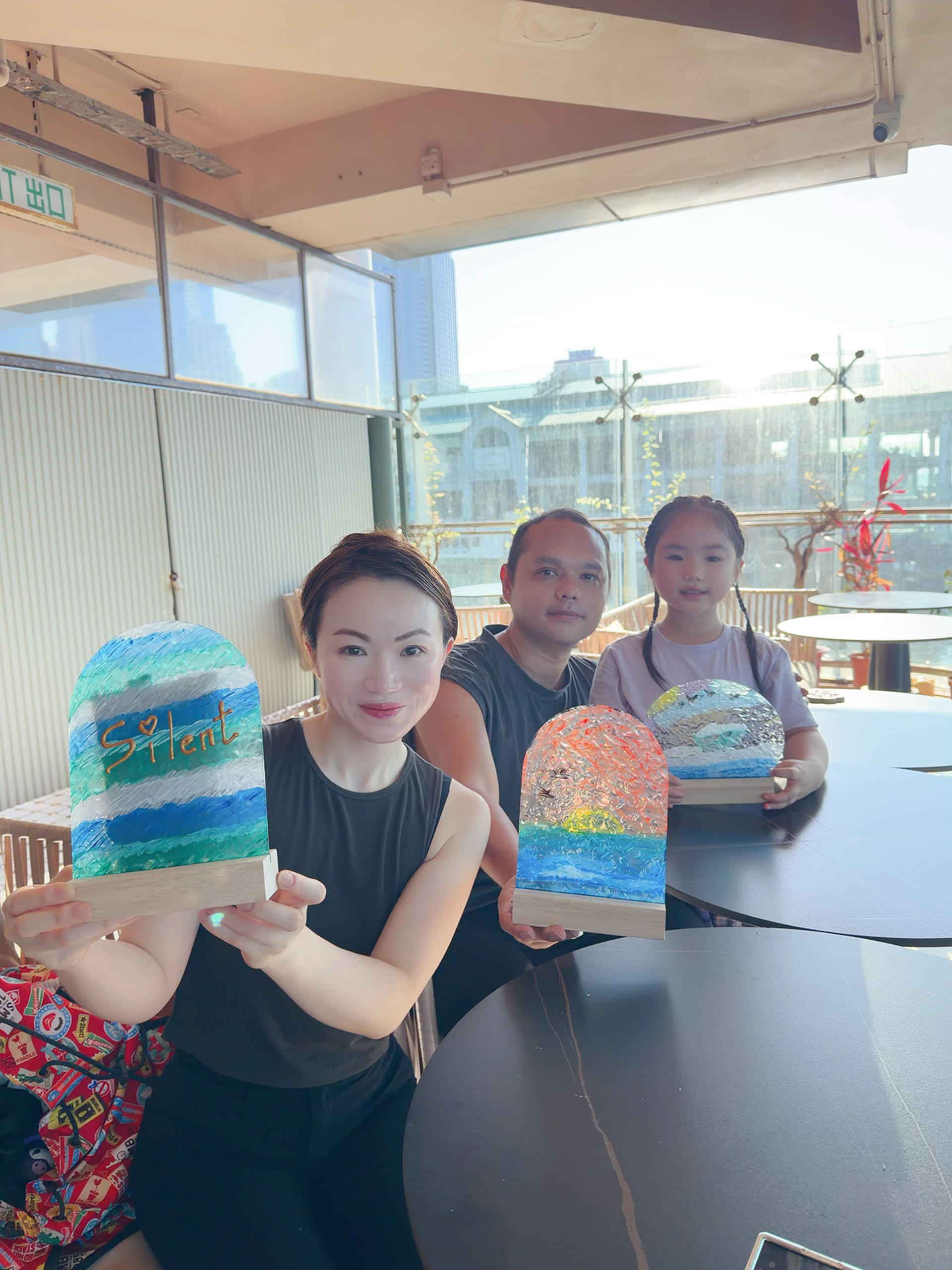 IRREGULart Art Glass Painting Luminous Night Light | Central Pier 8  - Thumbnail 6