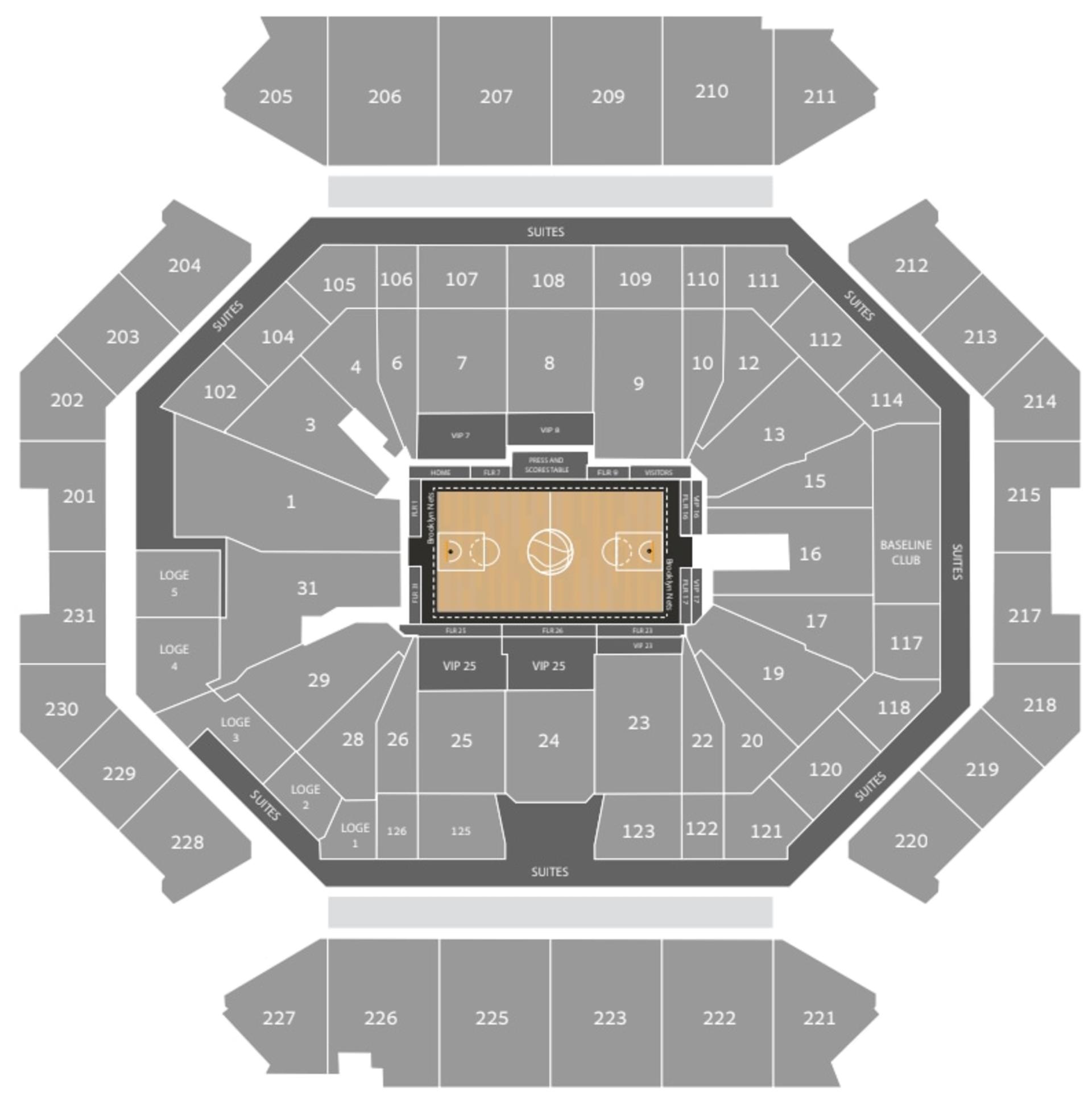 Brooklyn Nets Basketball Game at Brooklyn Nets - Thumbnail 3