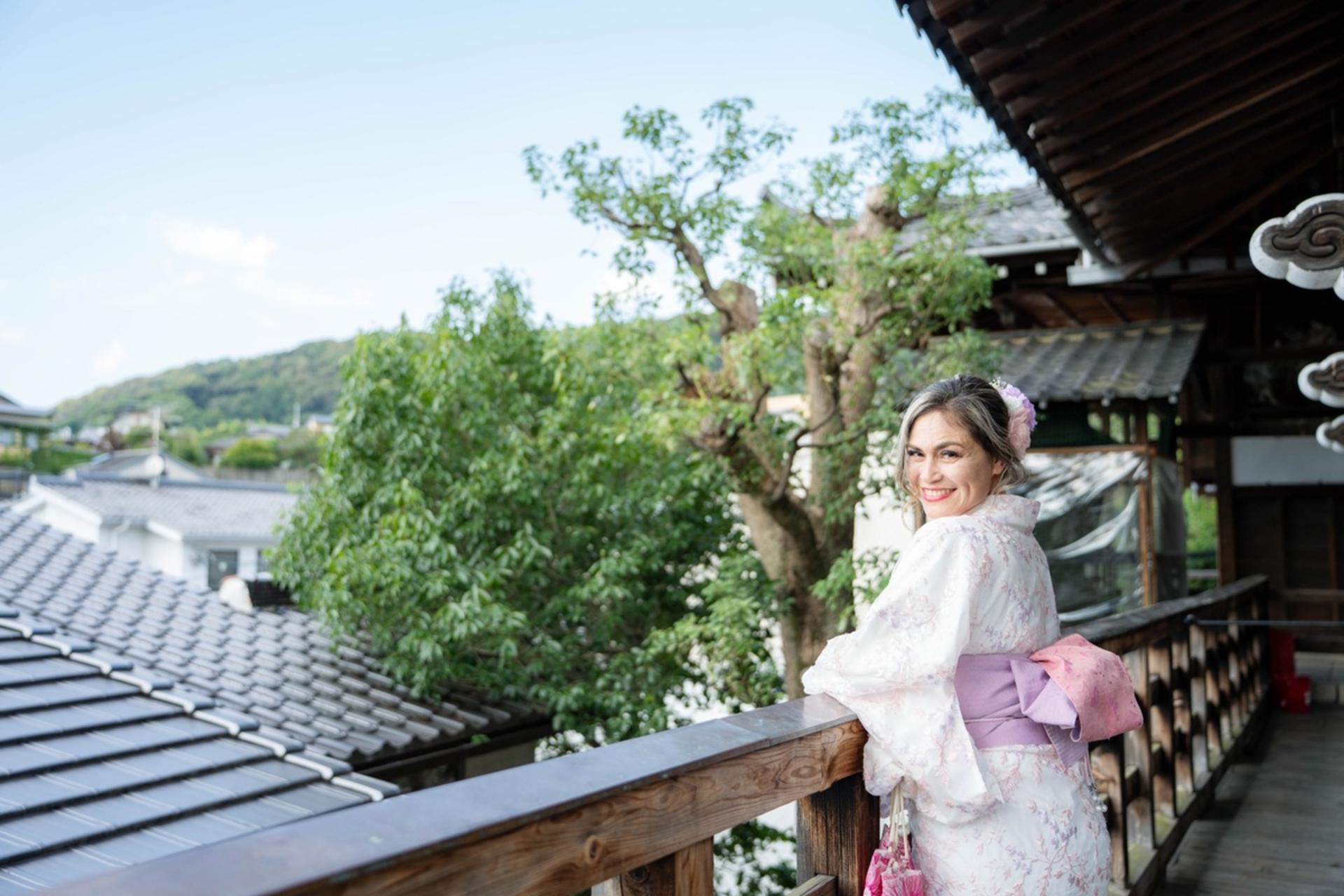 Kiyomizu-dera Kimono Rental (Kyoto/Women's Hair Set Included/Aiwafuku Kiyomizu Chawanzaka Store) - Thumbnail 8