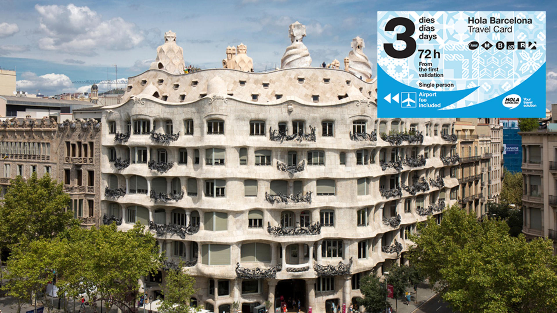Hola Barcelona Public Transport Travel Card - Thumbnail 4