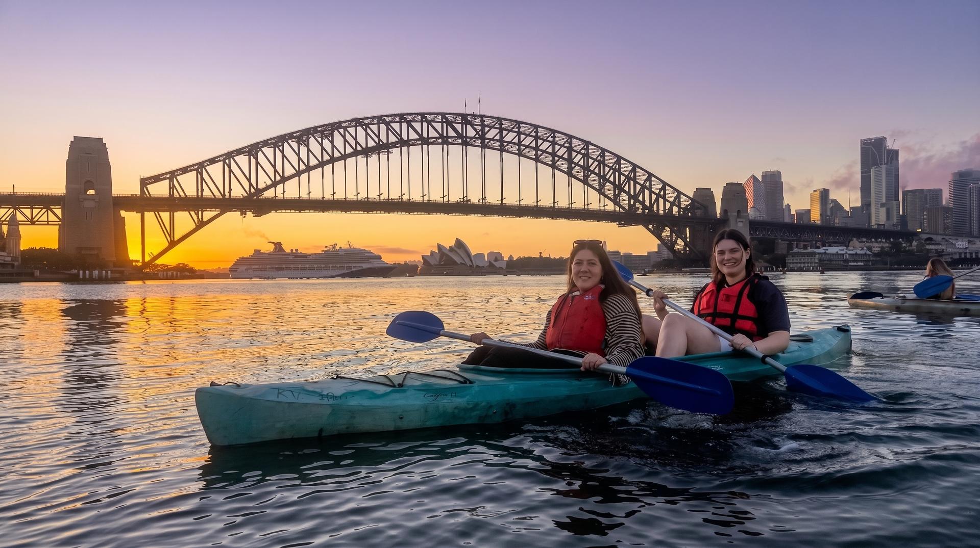 Sydney Sunrise Small-Group Kayak Tour: Harbour Bridge, Opera House - Thumbnail 9