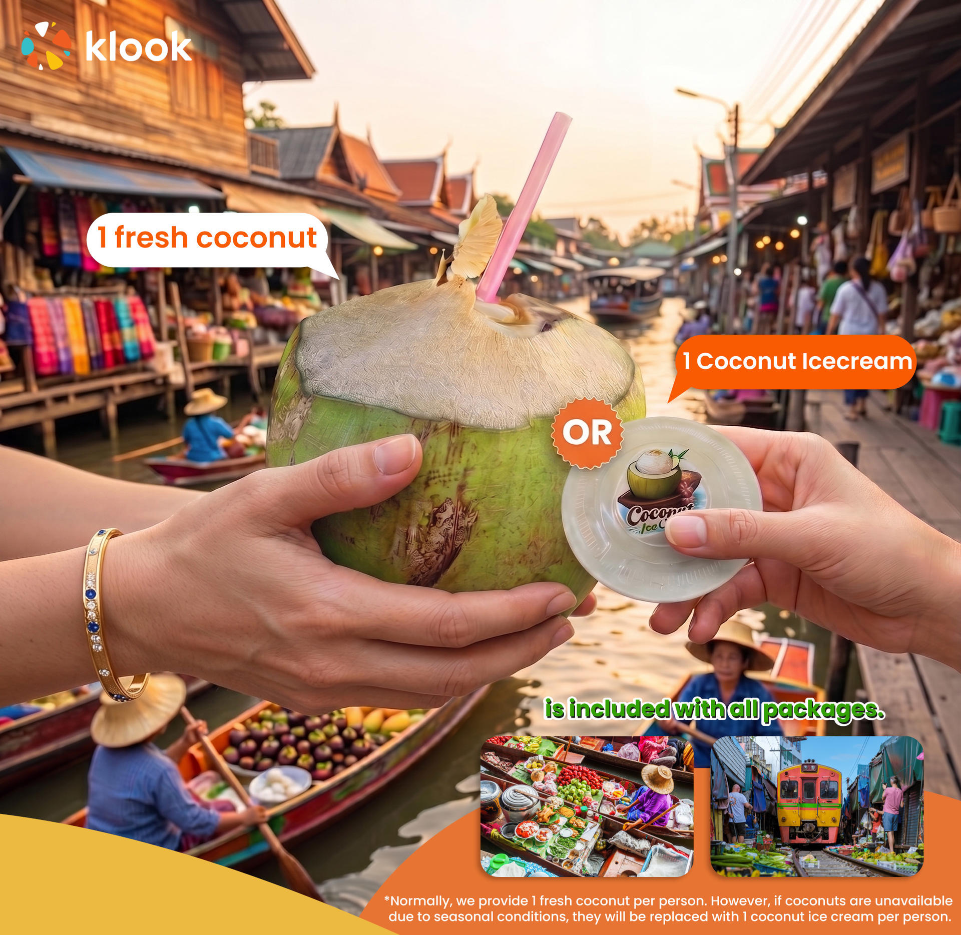 Bangkok Floating Markets Day Tour from Siam Paragon by TTD - Thumbnail 7