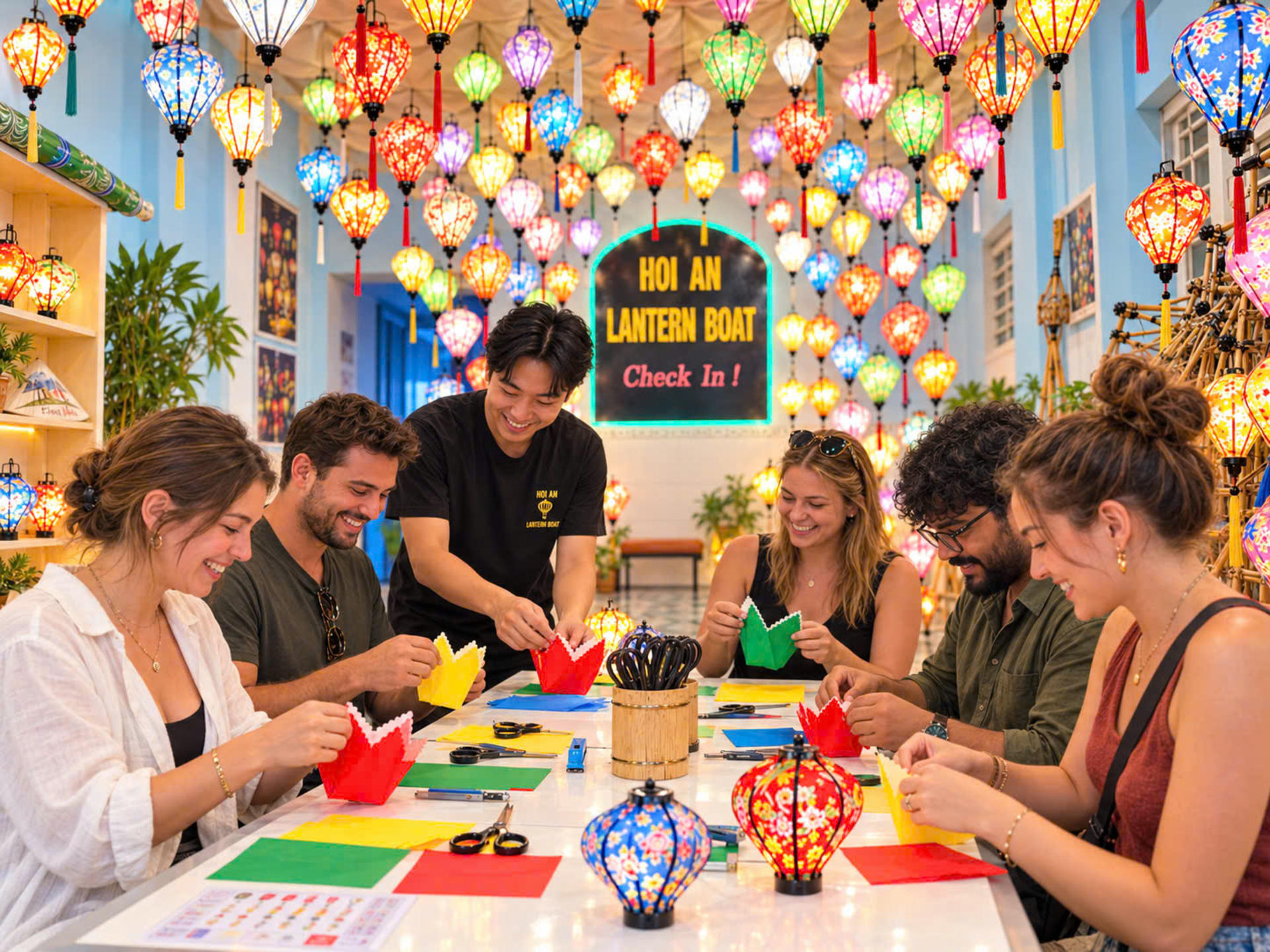 Hoi An: Private Lantern Boat Ride & Floating Lantern-Making Class - Thumbnail 2