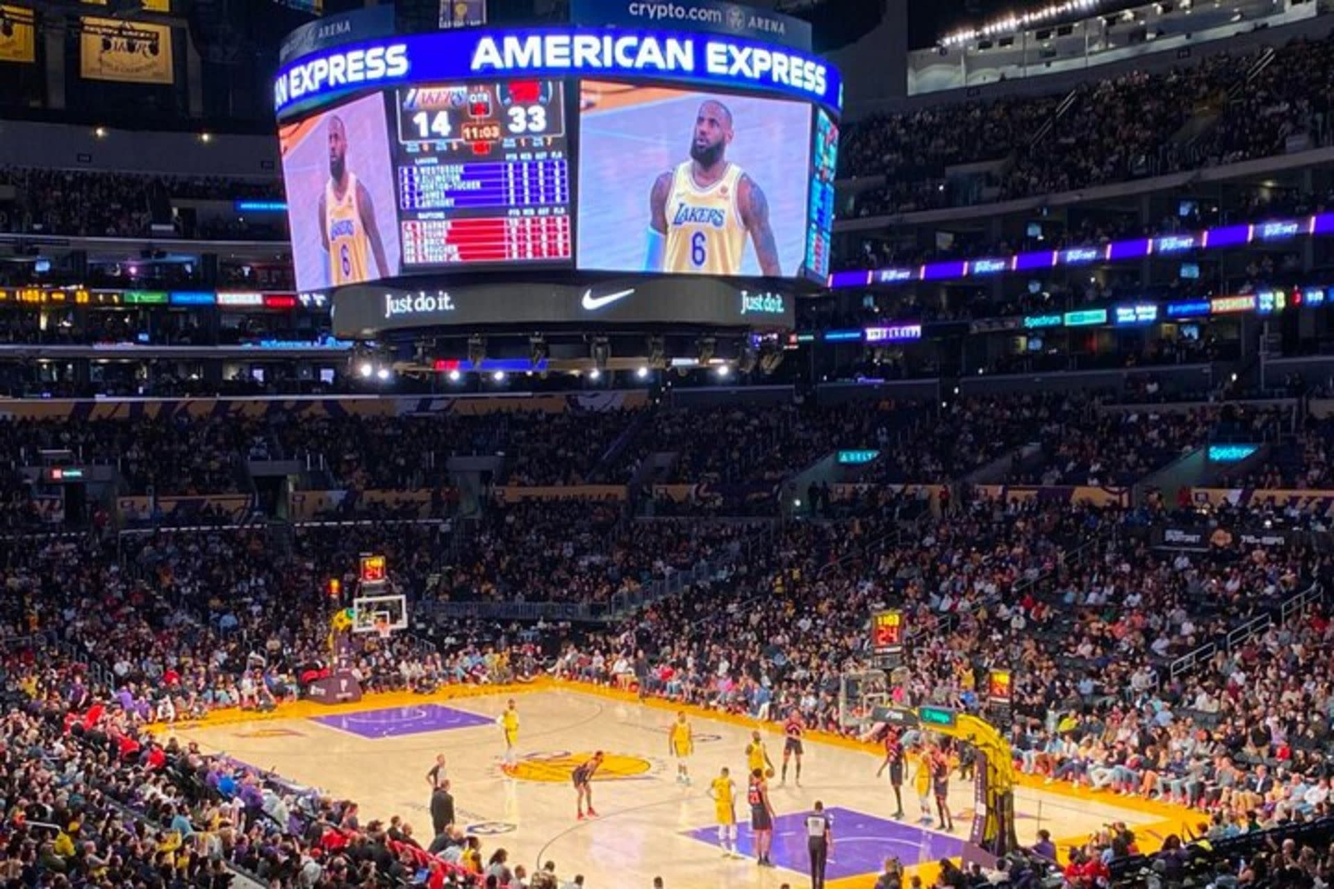 Los Angeles Lakers Basketball Game Ticket at Crypto.com Arena - Thumbnail 7
