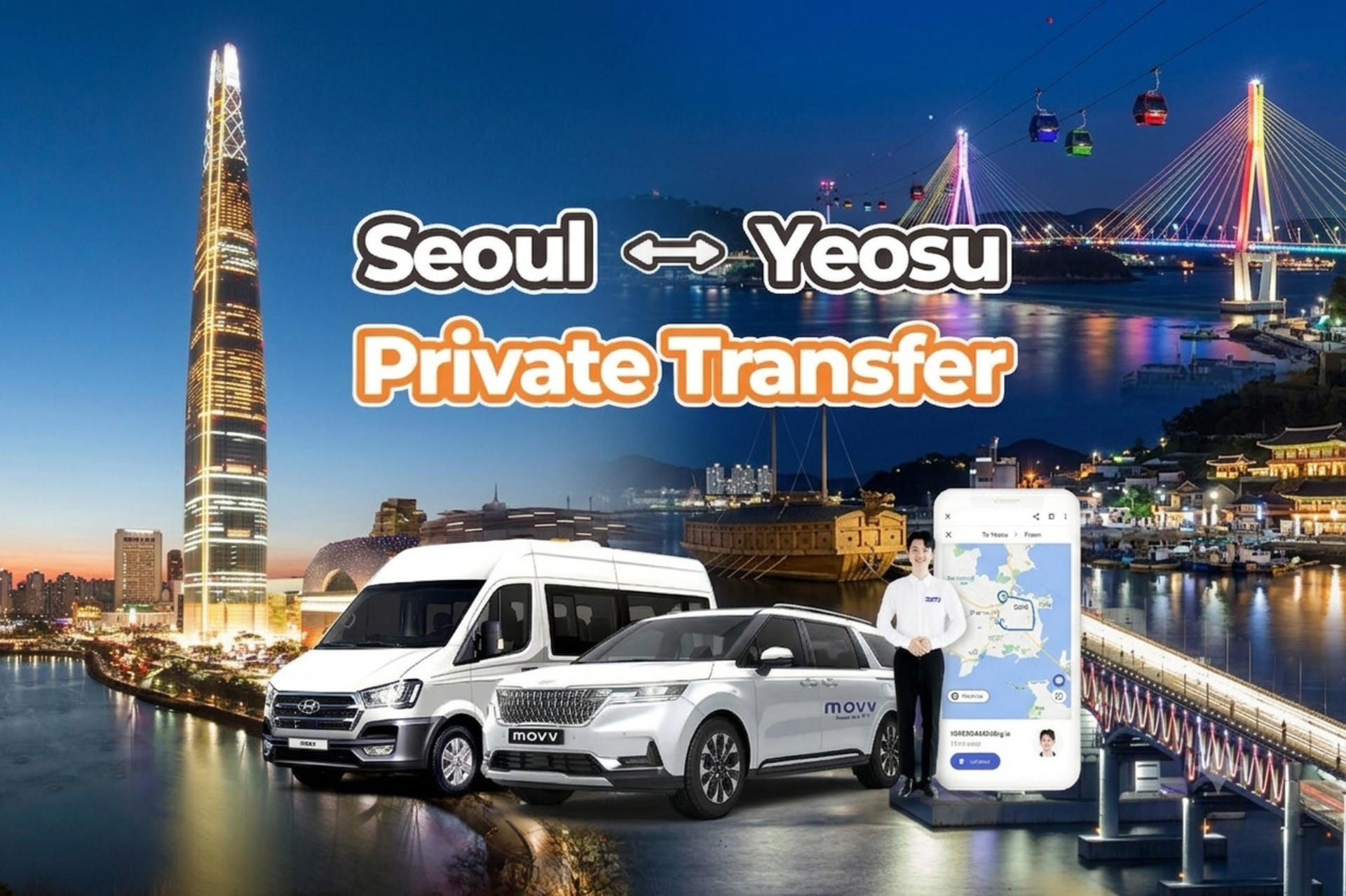 Seoul - Yeosu Premium Private Transfer with Chauffeur - Image 1