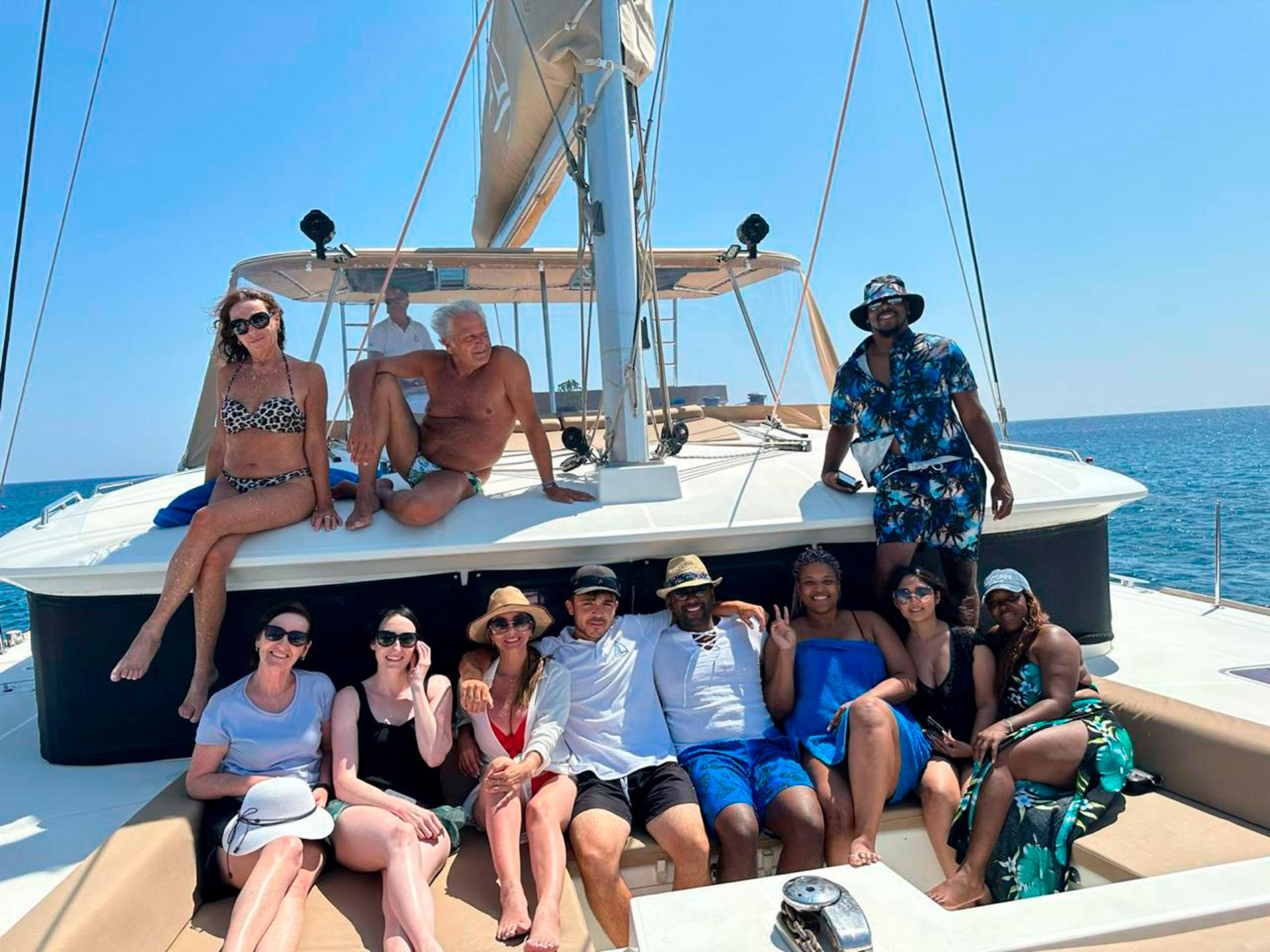 Luxury Santorini Catamaran Cruise: Lunch, BBQ, Drinks & Transfers - Thumbnail 18