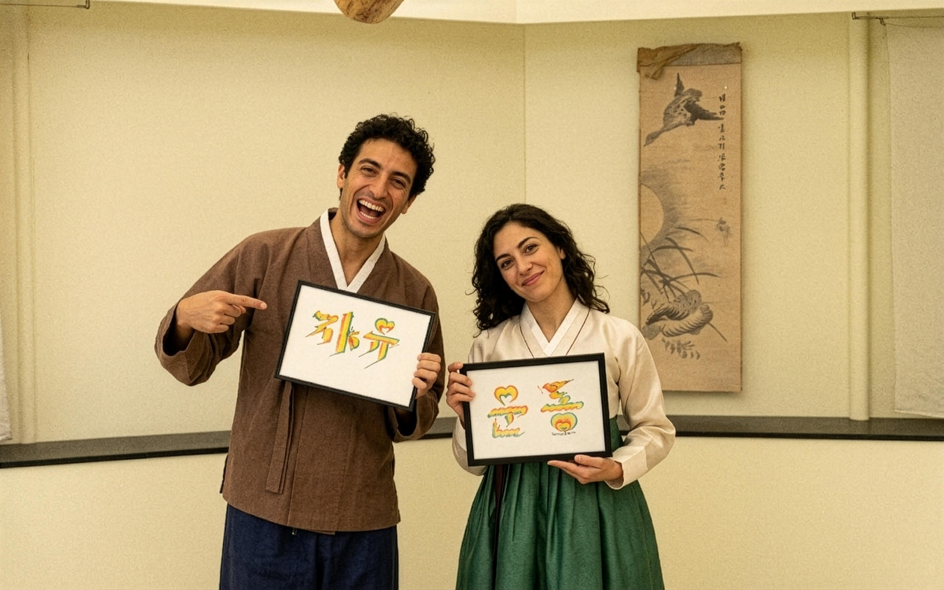 Seoul: Wearing Hanbok and Drawing Hangeul Folk Lettering - Thumbnail 11