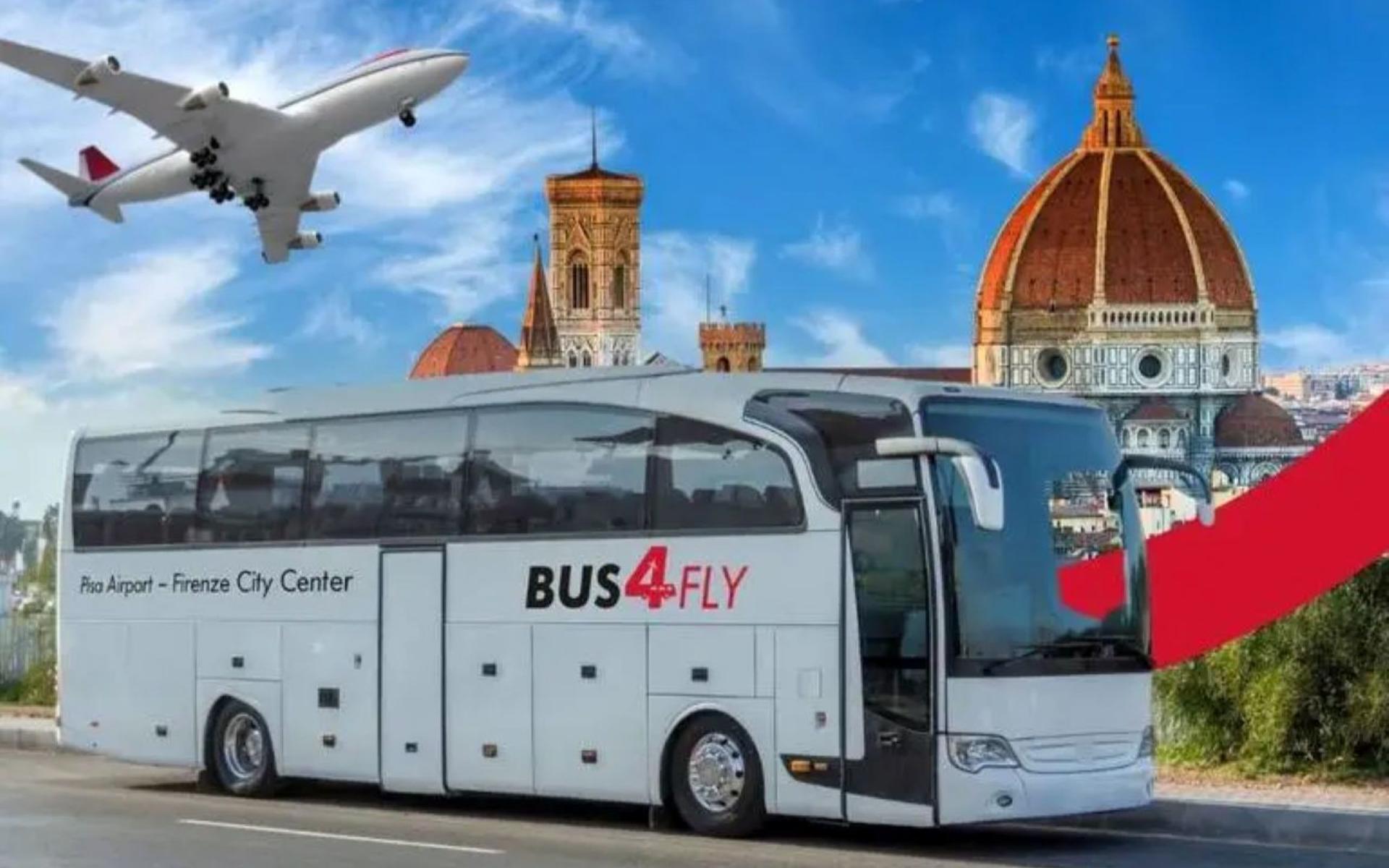 Pisa Airport - Florence Center shared bus transfers by Bus4Fly - Image 1