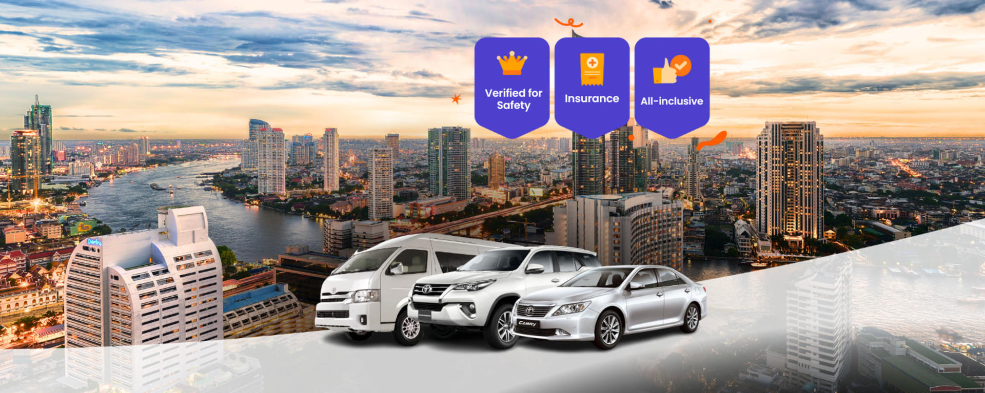Private City Transfers between Bangkok and Pattaya, Ayutthaya, Hua Hin & More by TTD Global - Image 1