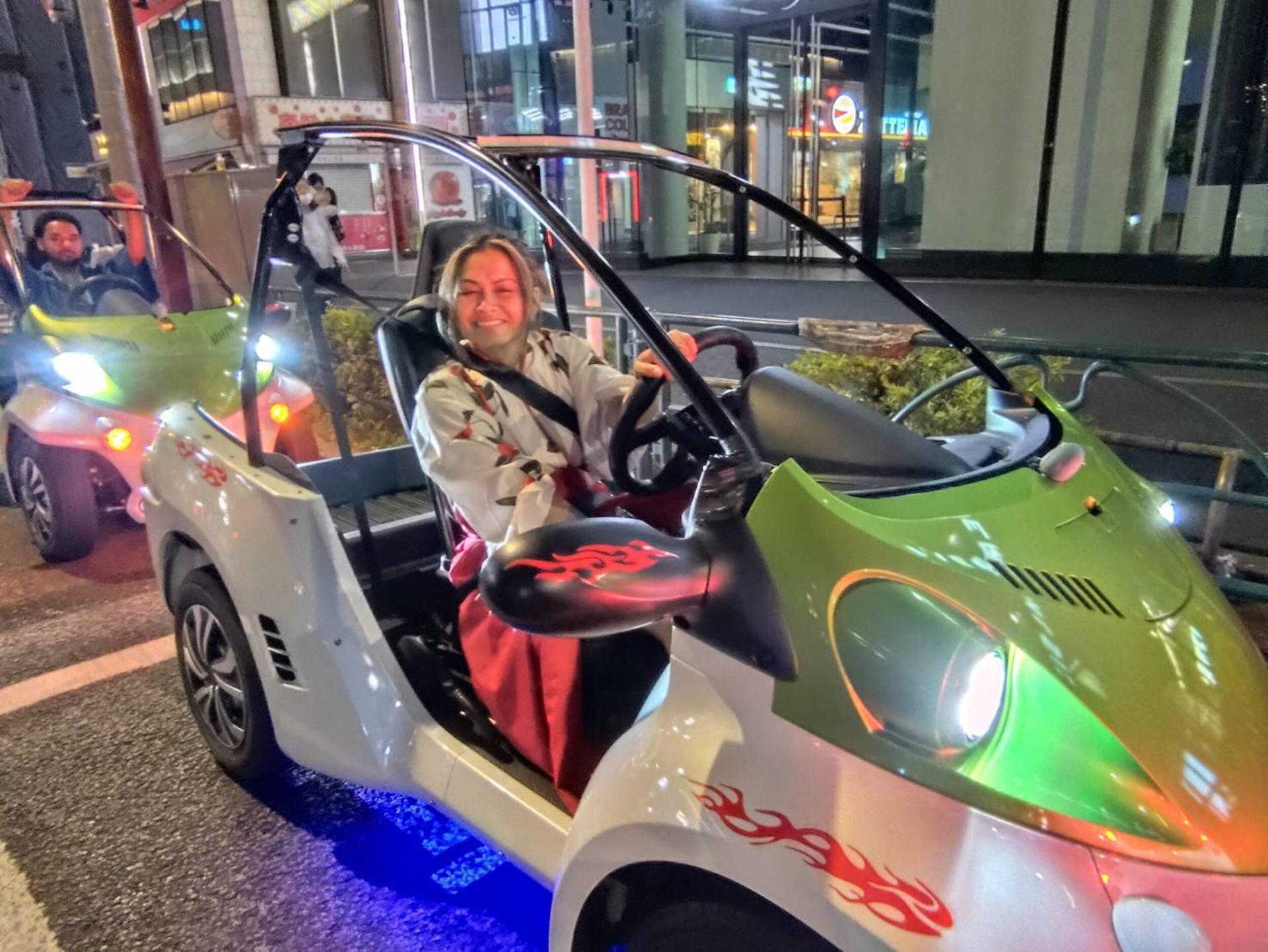 Tokyo Shibuya Night Drive: Kimono EV Go-Kart Tour with Photos - Thumbnail 34