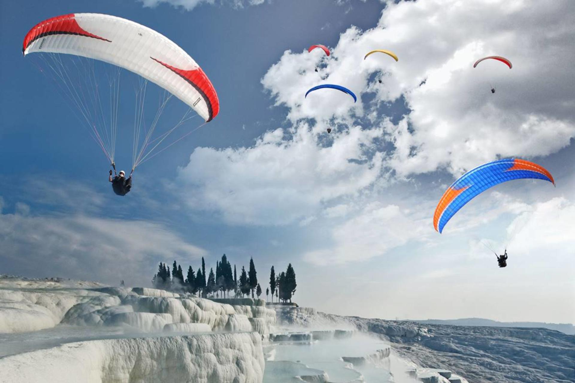 Pamukkale Travertines Special Paragliding - Thumbnail 23