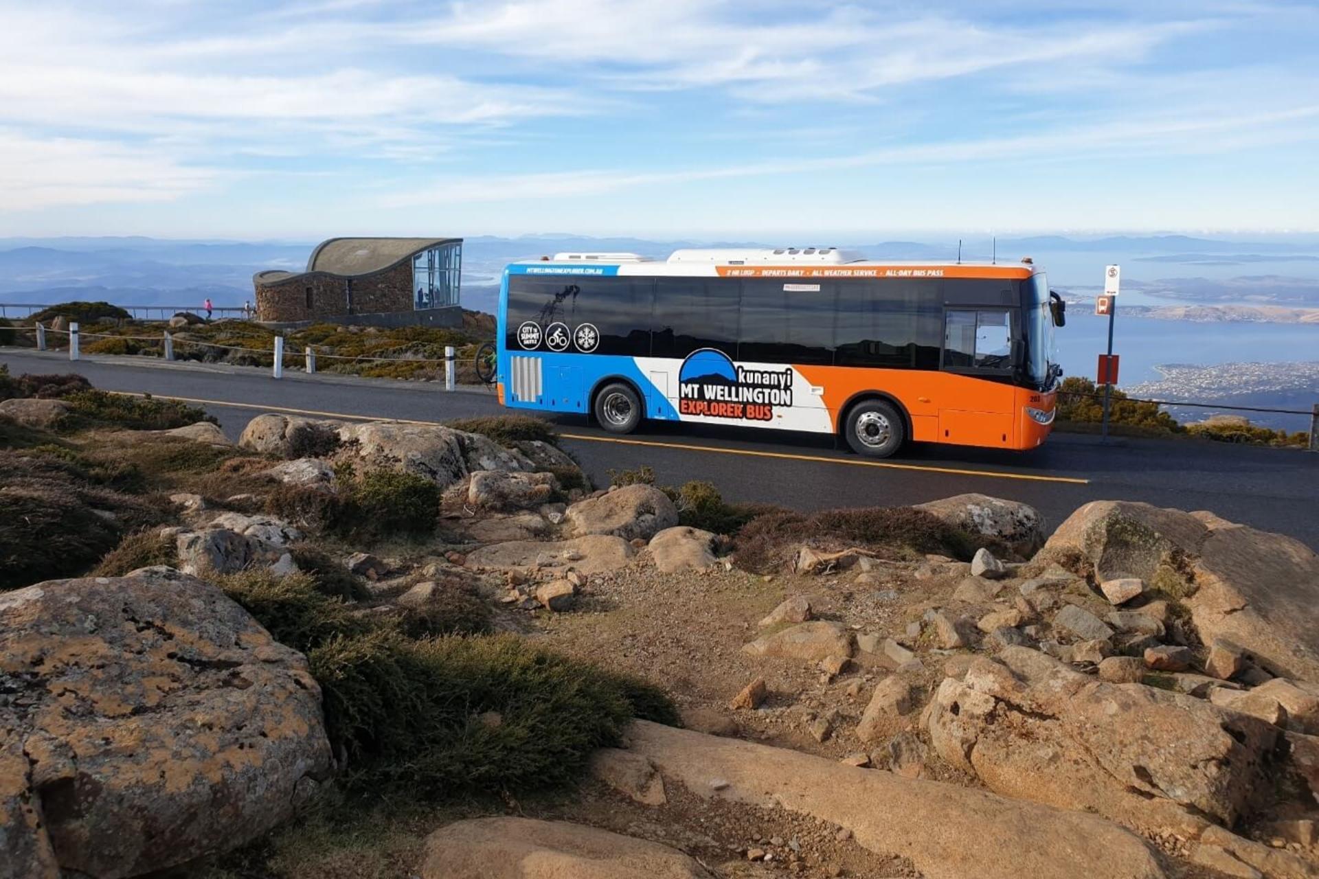 Mt Wellington / Kunanyi 2.5 hour Tour - Hop on Hop Off Explorer Bus - Image 1