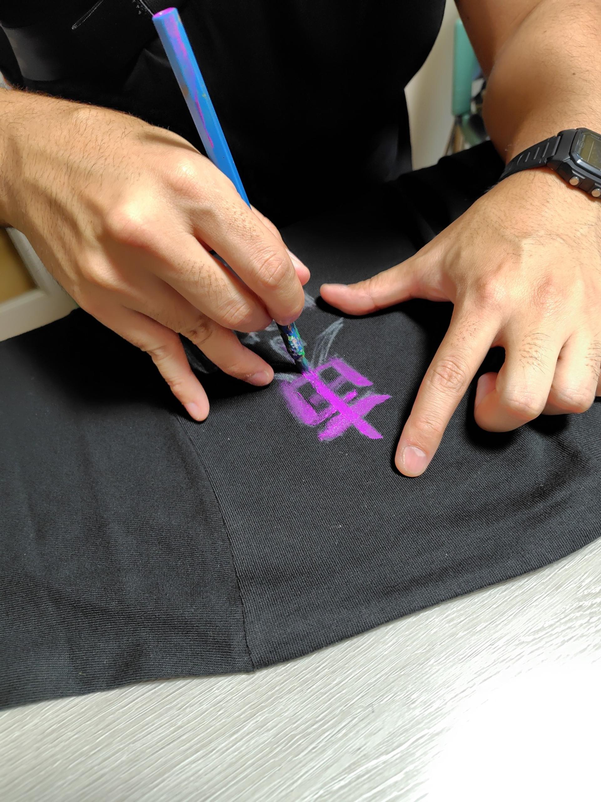 [Tokyo EdoHakuyo]: Kanji T-Shirt Painting & Okonomiyaki Making - Thumbnail 33