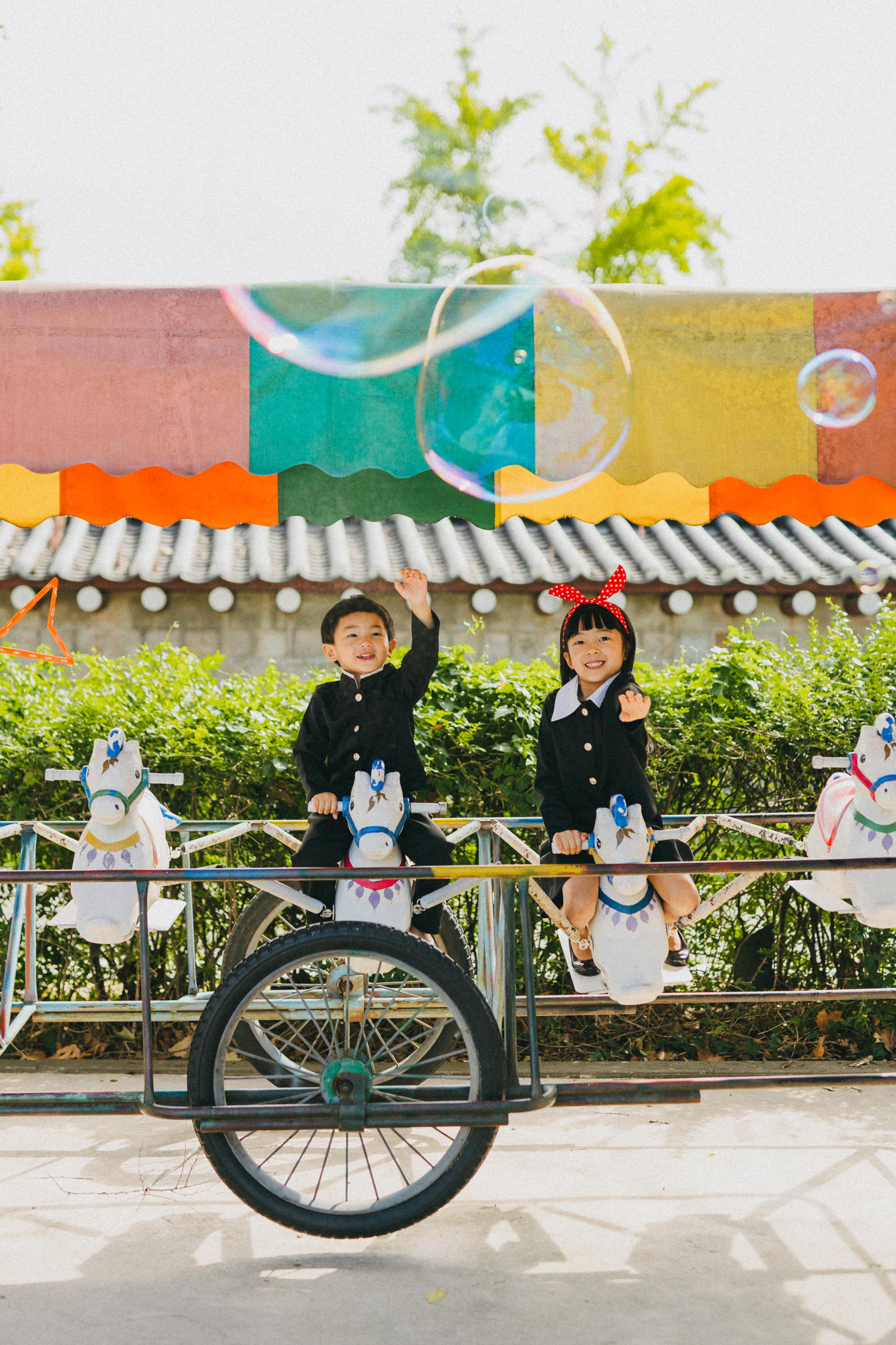 Korean Old School Uniform Photoshoot Experience - Image 1