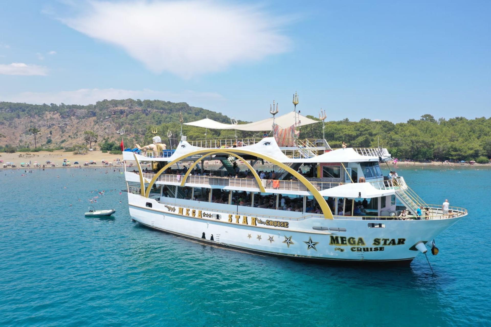 Mega Star Boat Tour with transfer from Kemer - Thumbnail 6