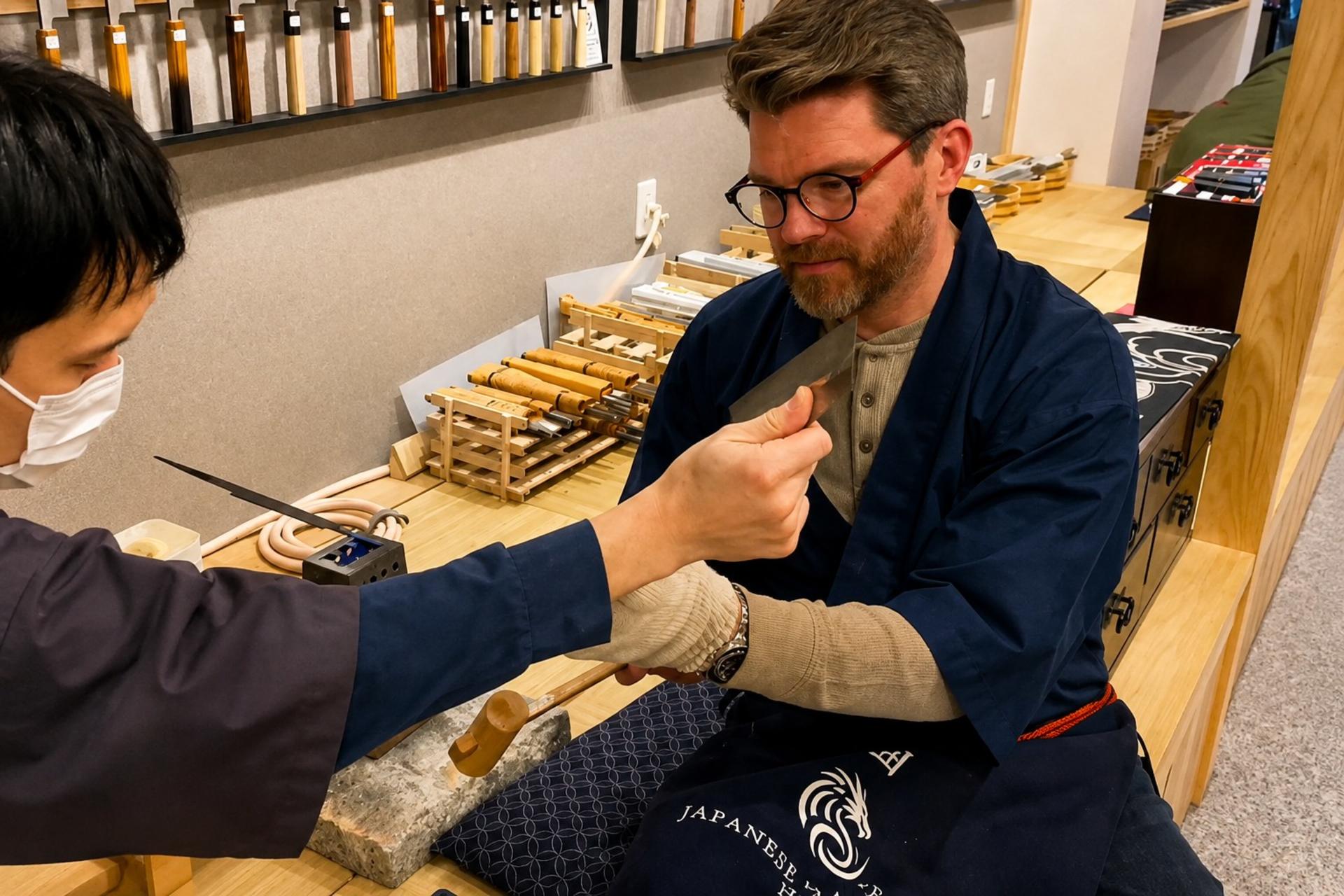 Beginner friendly! Knife sharpening and fitting handle workshop - Thumbnail 4