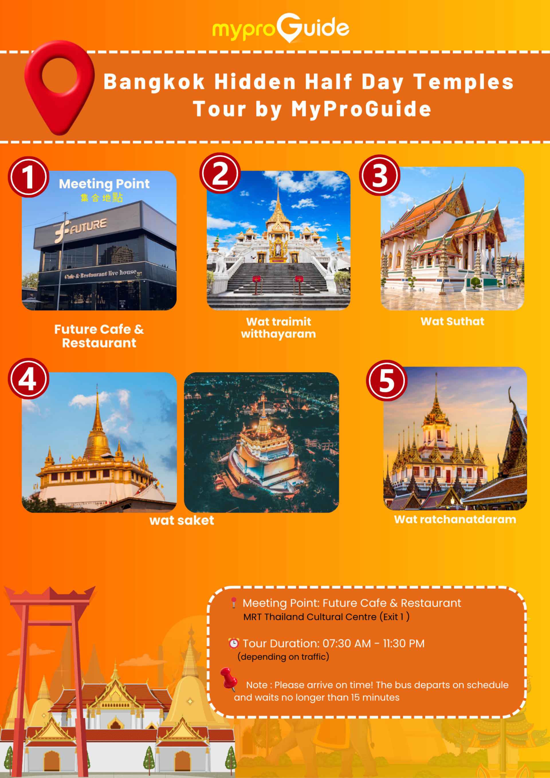 Bangkok Hidden Half Day Temples Tour by MyProGuide - Thumbnail 2