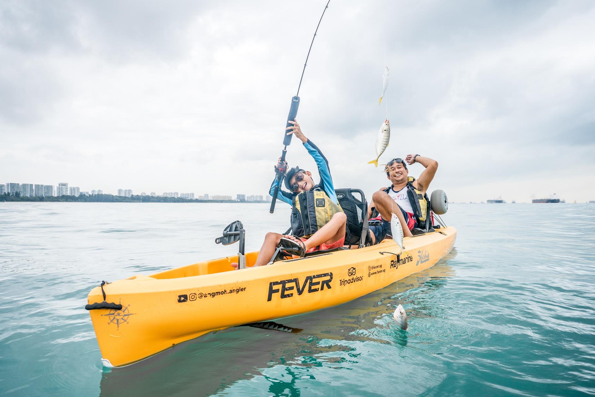 Kayak Fishing Experience in Singapore - Thumbnail 2
