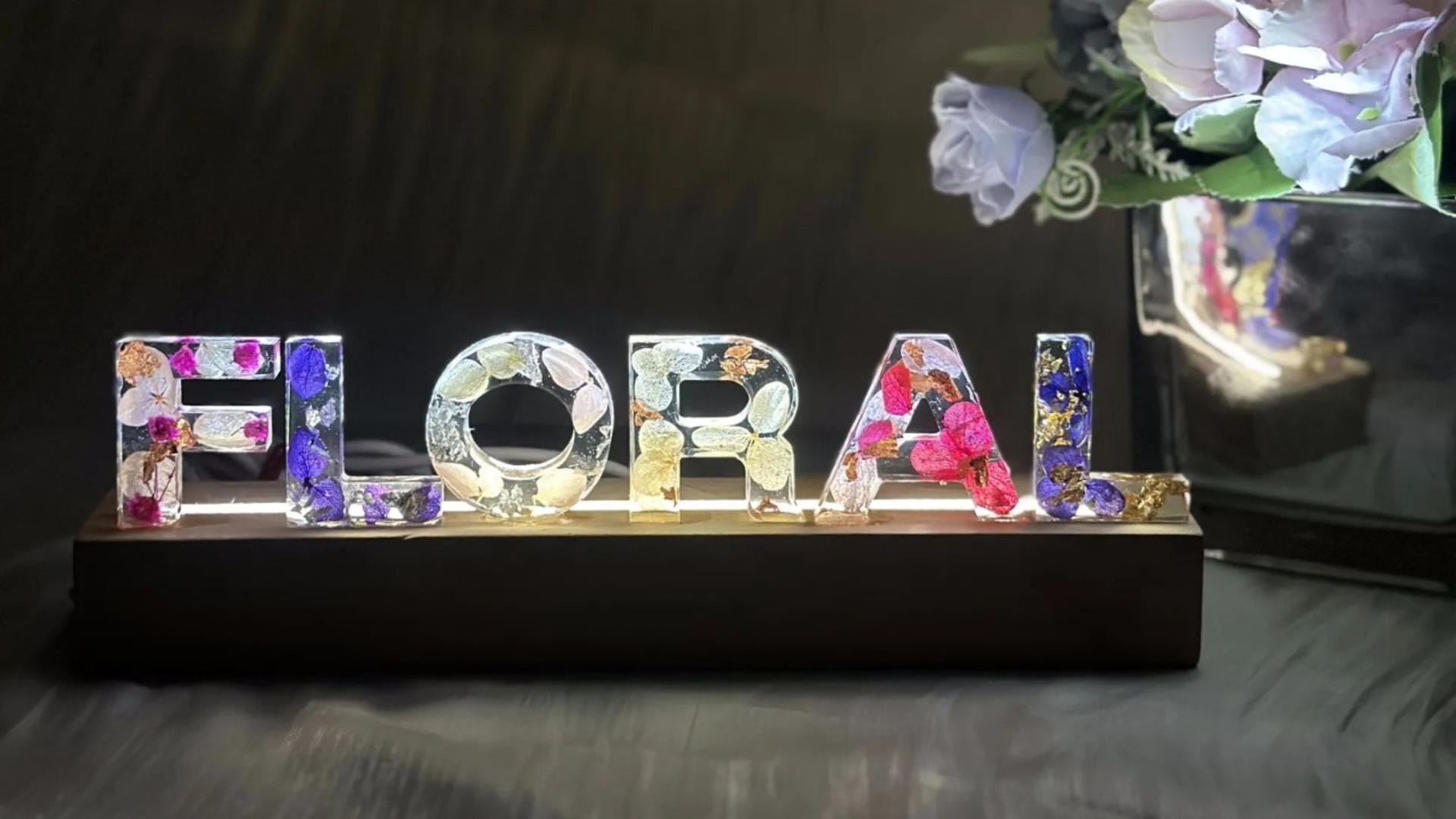 Floral Resin Lightstand Workshop by Floral Knots at Orchard Gateway - Image 1
