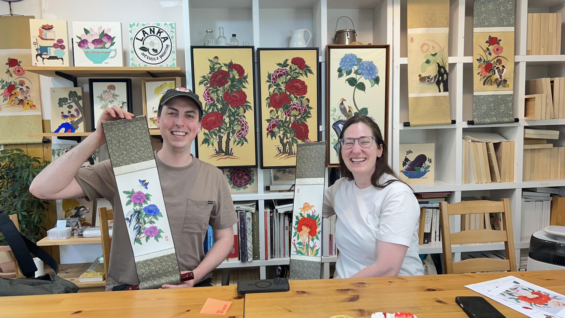Korean Folk Art Traditional Painting Class (Minhwa) in Seoul - Image 1