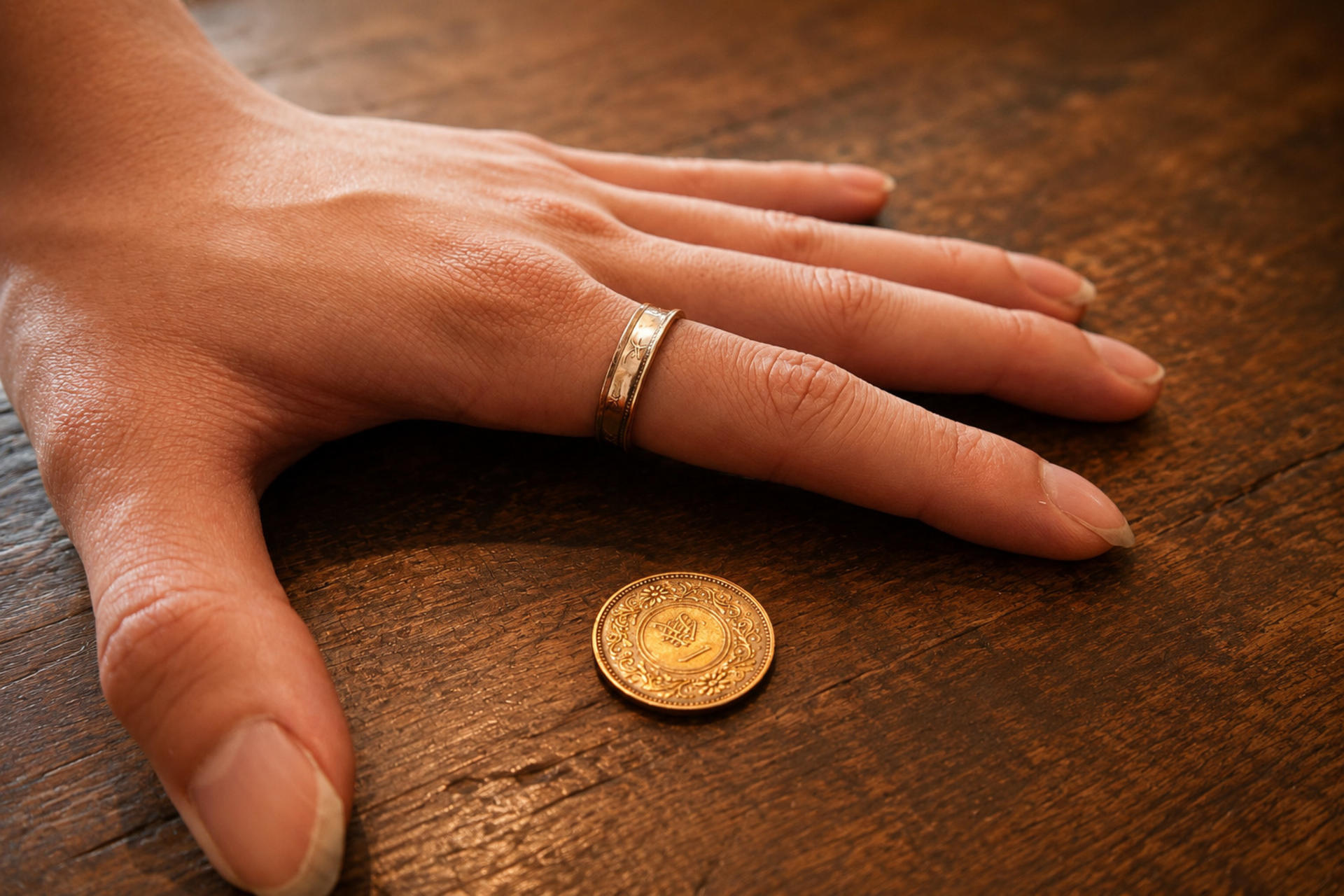 Kyoto: Vintage Japanese Coin Ring & Necklace Workshop - Image 1