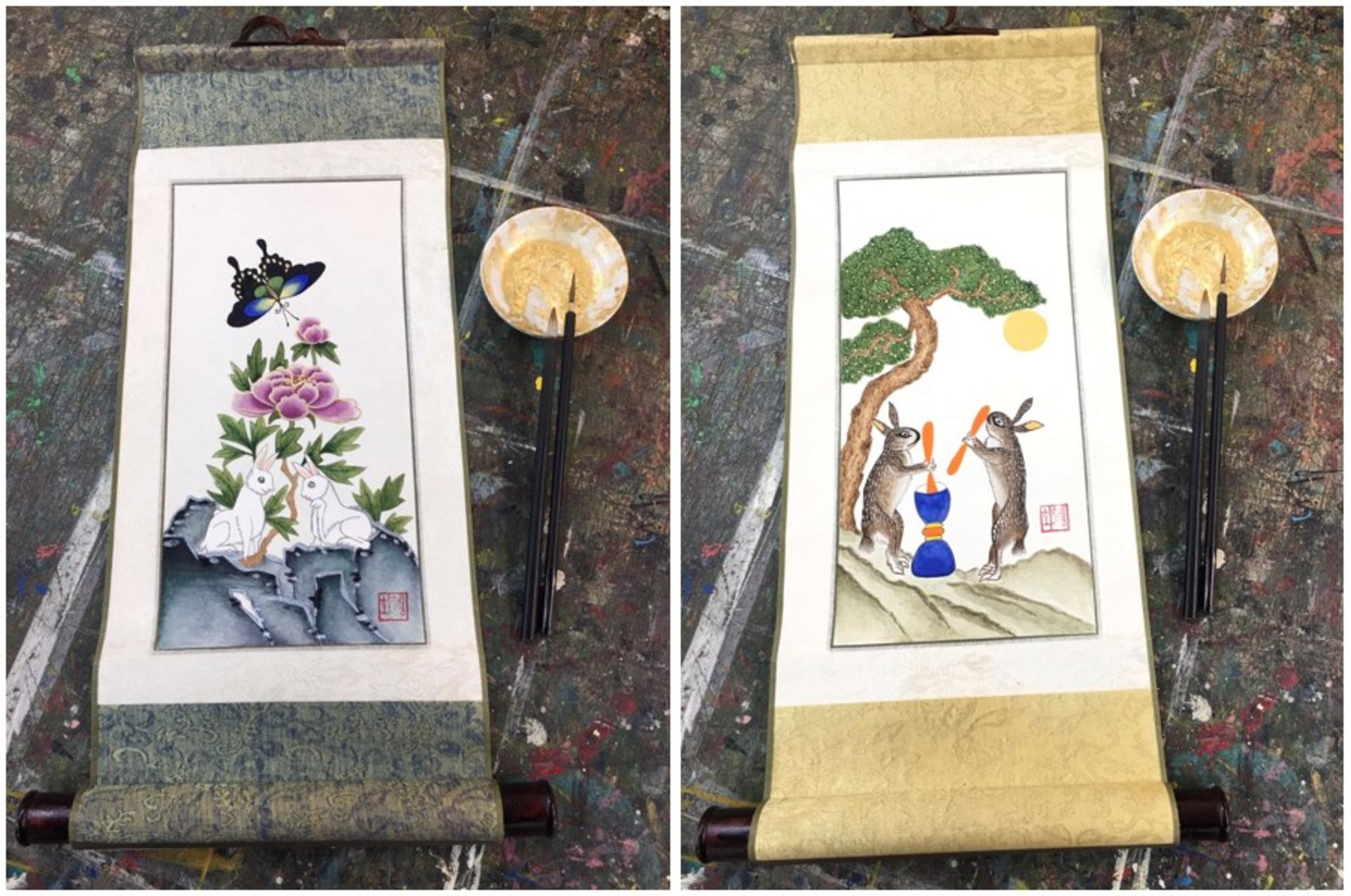 Seoul Traditional Korean Folk Painting with a story - Thumbnail 2
