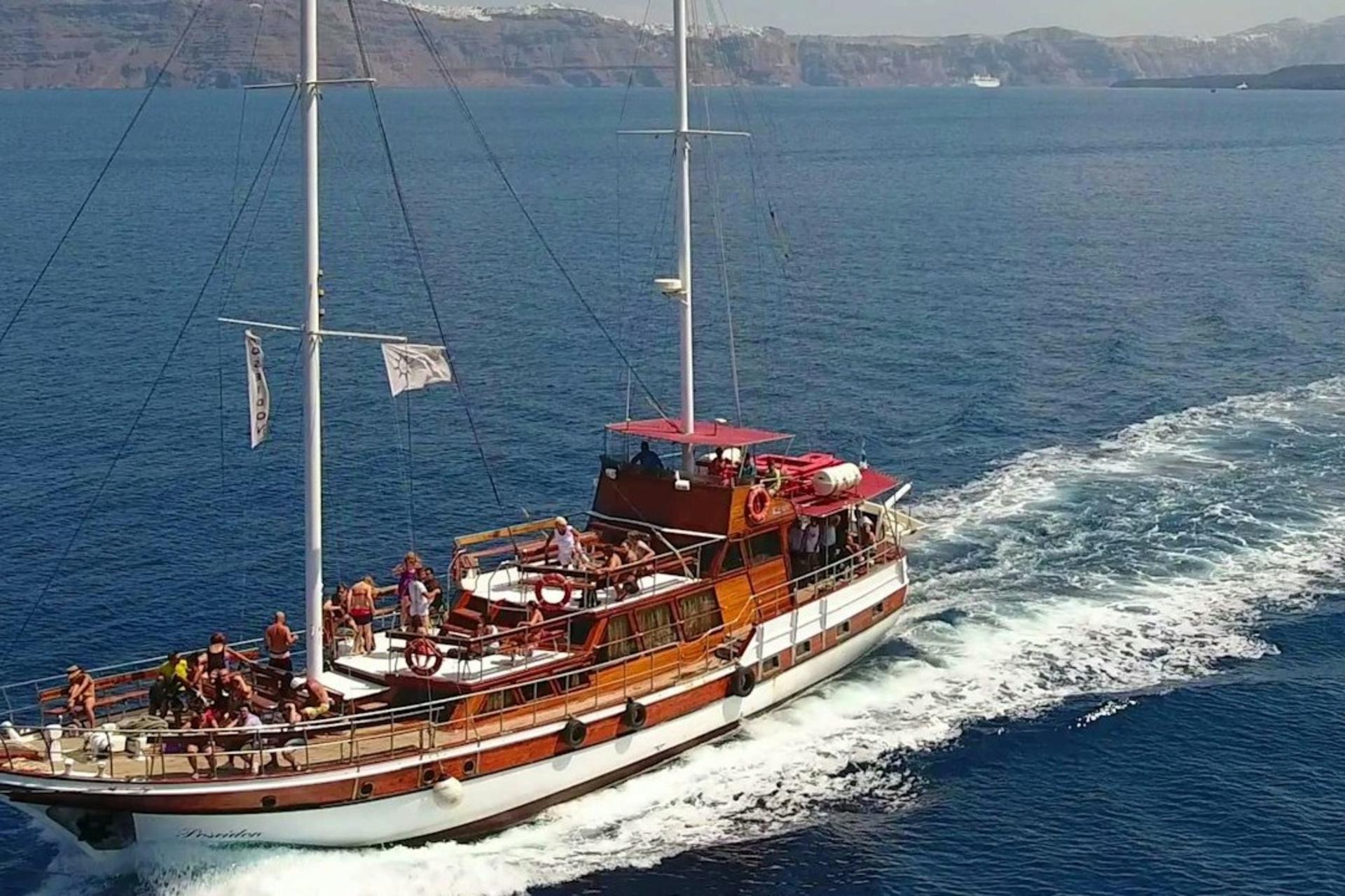 Volcano and Hot Springs Tour in Santorini - Thumbnail 4