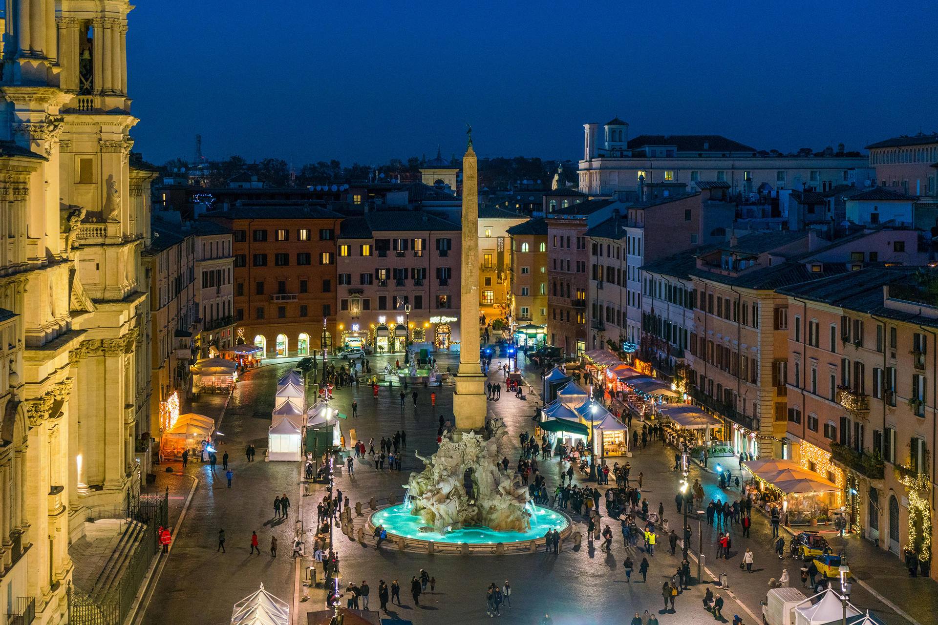 Rome Hop On Hop Off Christmas Lights by Night Open Bus - Thumbnail 4