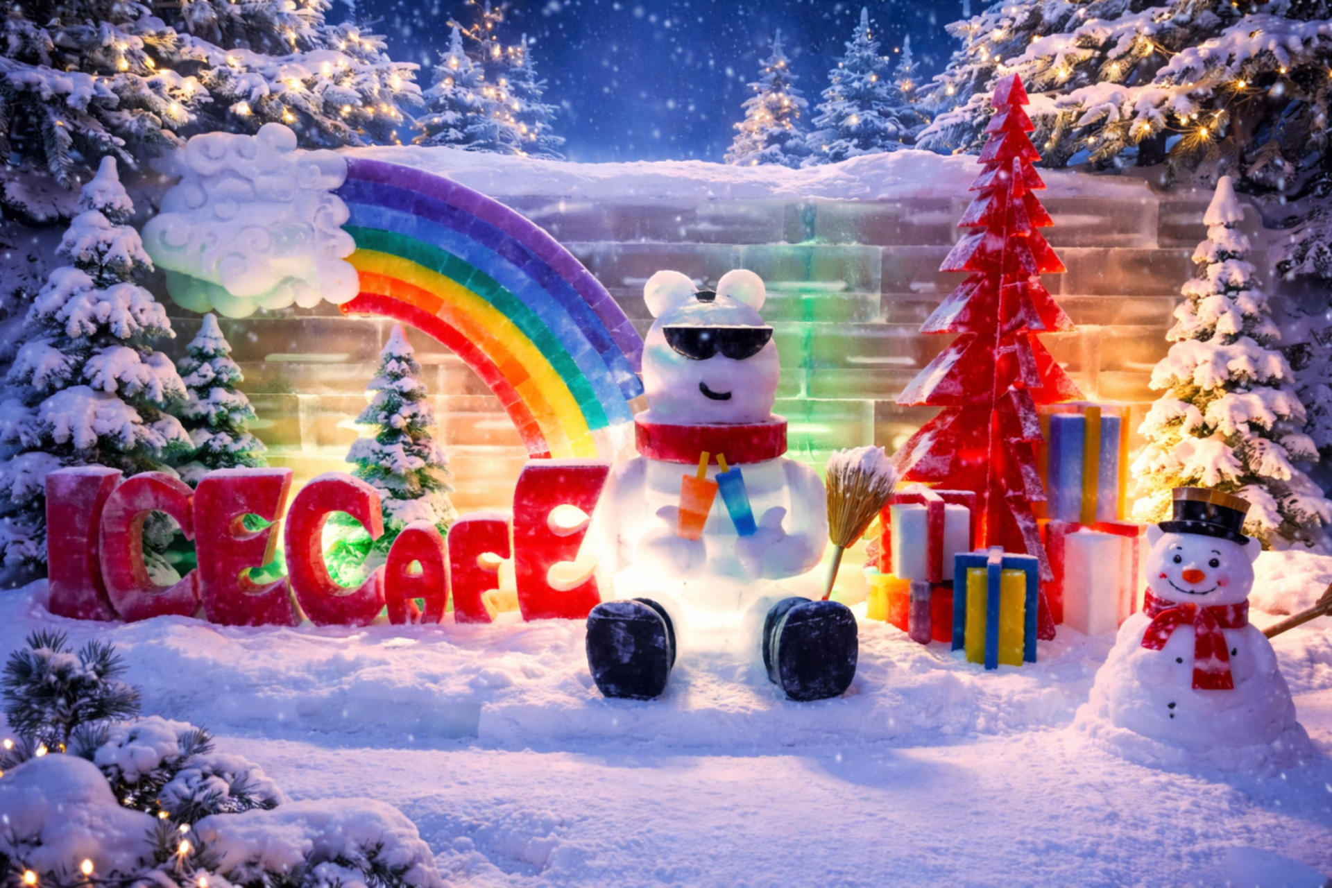 Hongdae Ice Cafe Experience with Drink & Refill in Seoul - Image 1