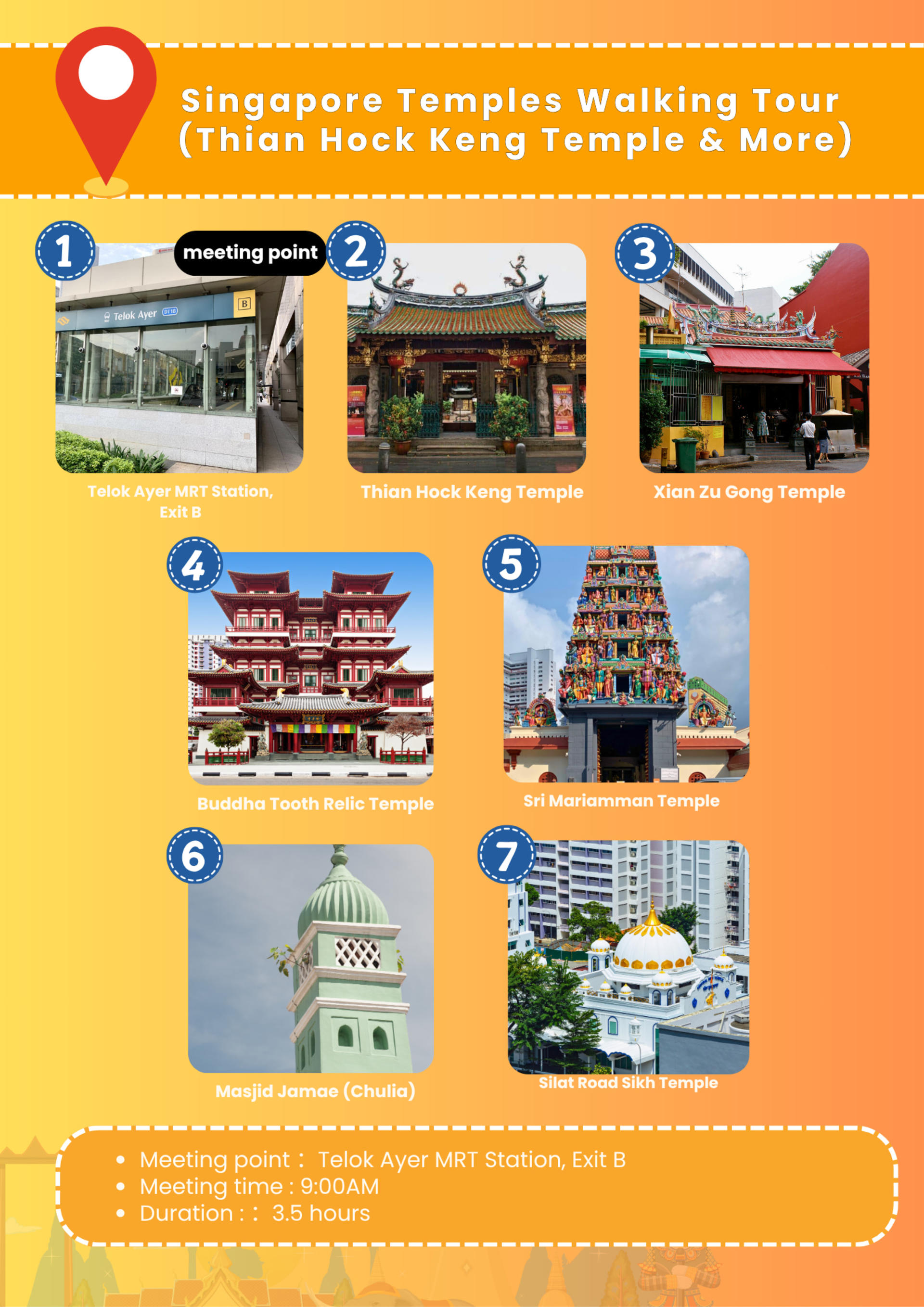 Singapore Spiritual Temples Tour (Thian Hock Keng Temple & more) - Thumbnail 8