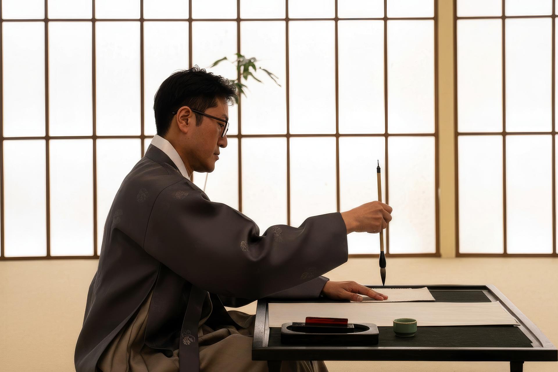 Seoul: Wearing Hanbok and Writing Traditional Hangeul Calligraphy - Thumbnail 4