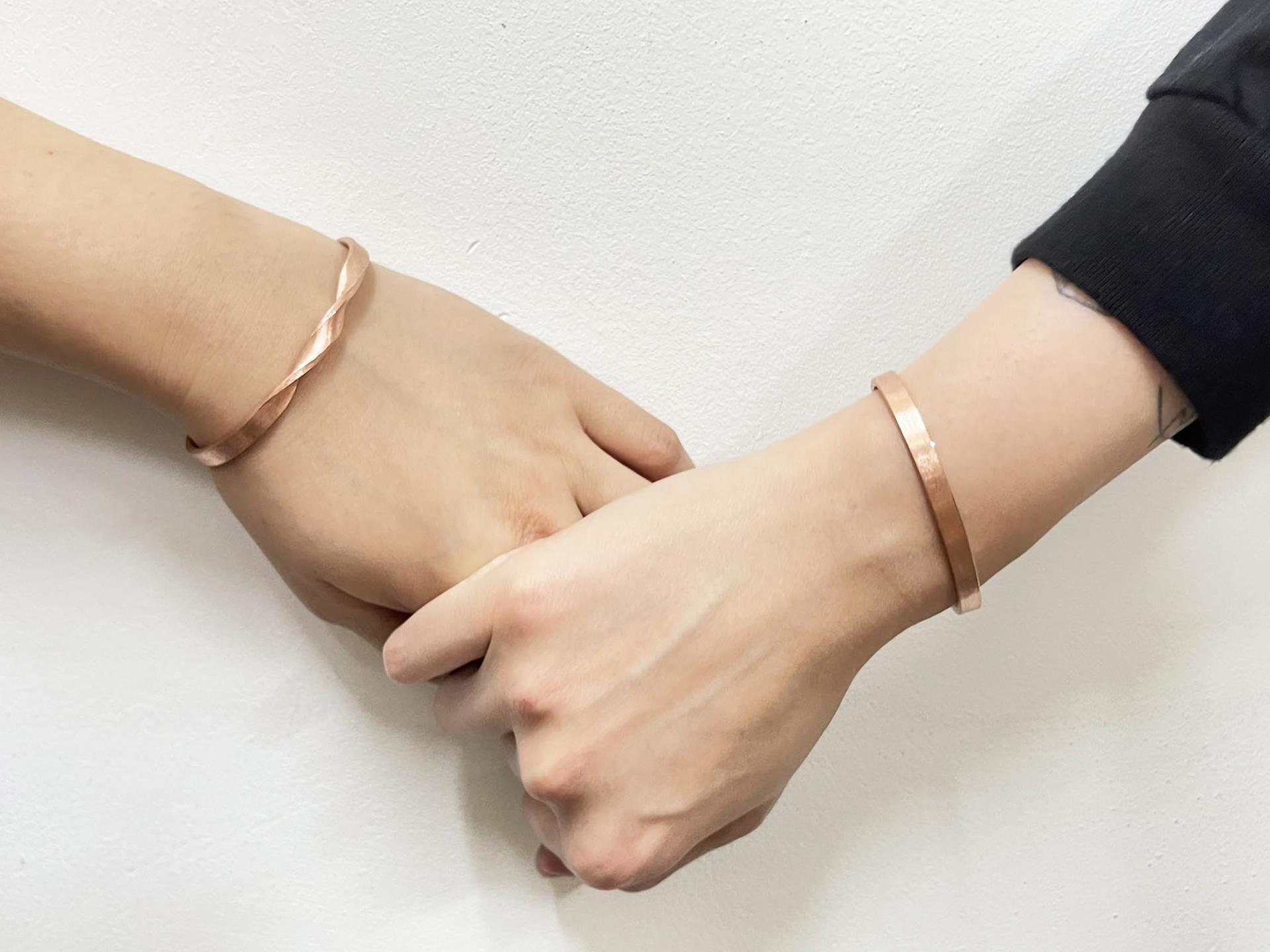 Dirty Hand Studio - Bangle Workshop | "Leave your message" Copper Bangle, Sterling Silver Bangle Workshop | Kwai Chung  - Thumbnail 9