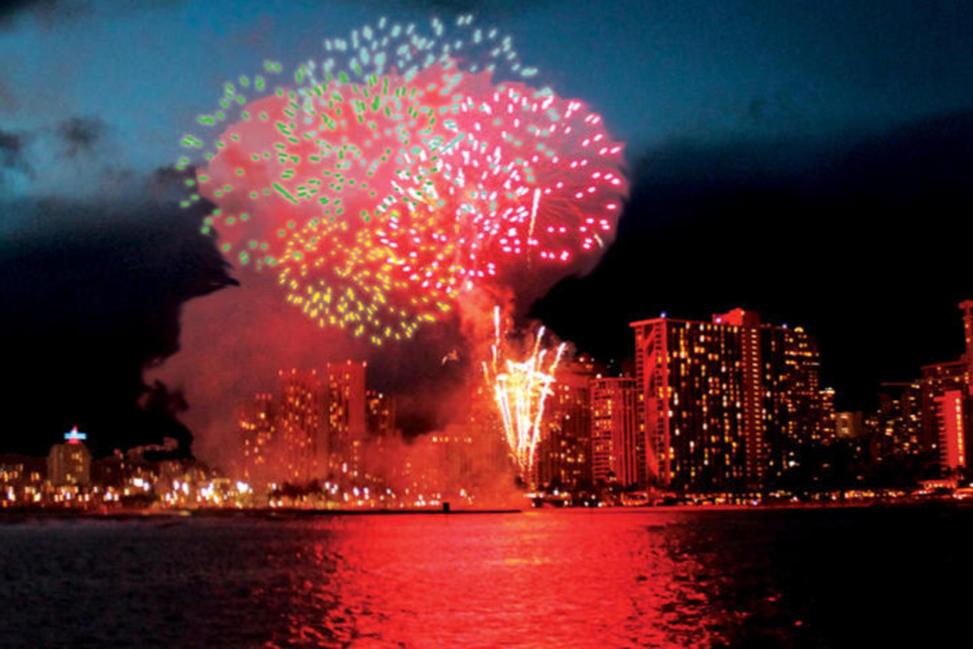 Sunset Fireworks Sightseeing Cruise in Waikiki - Thumbnail 2
