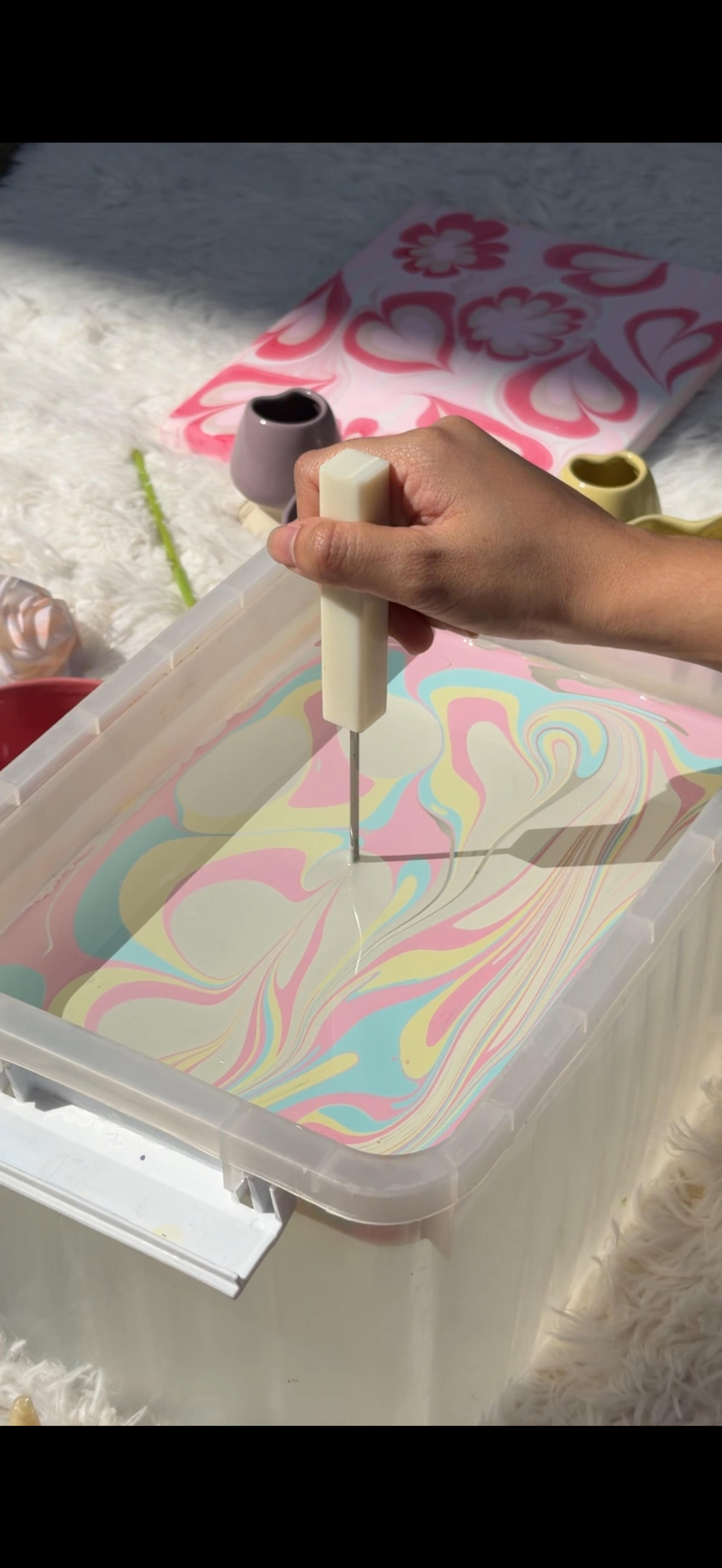 Marbling Art Workshop in Bangkok - Image 1
