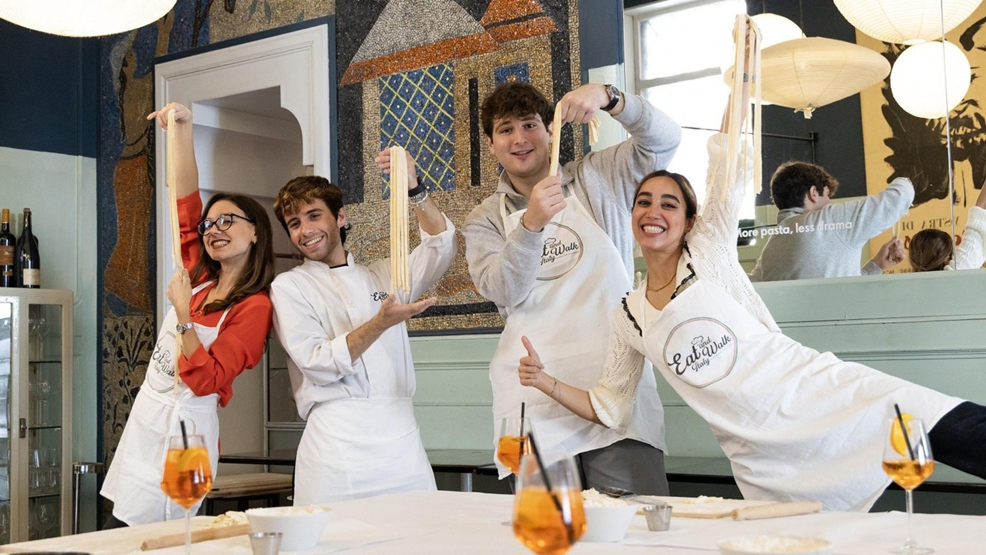 Spritz, Fettuccine & Maltagliati Cooking Class in Piazza Navona - Image 1