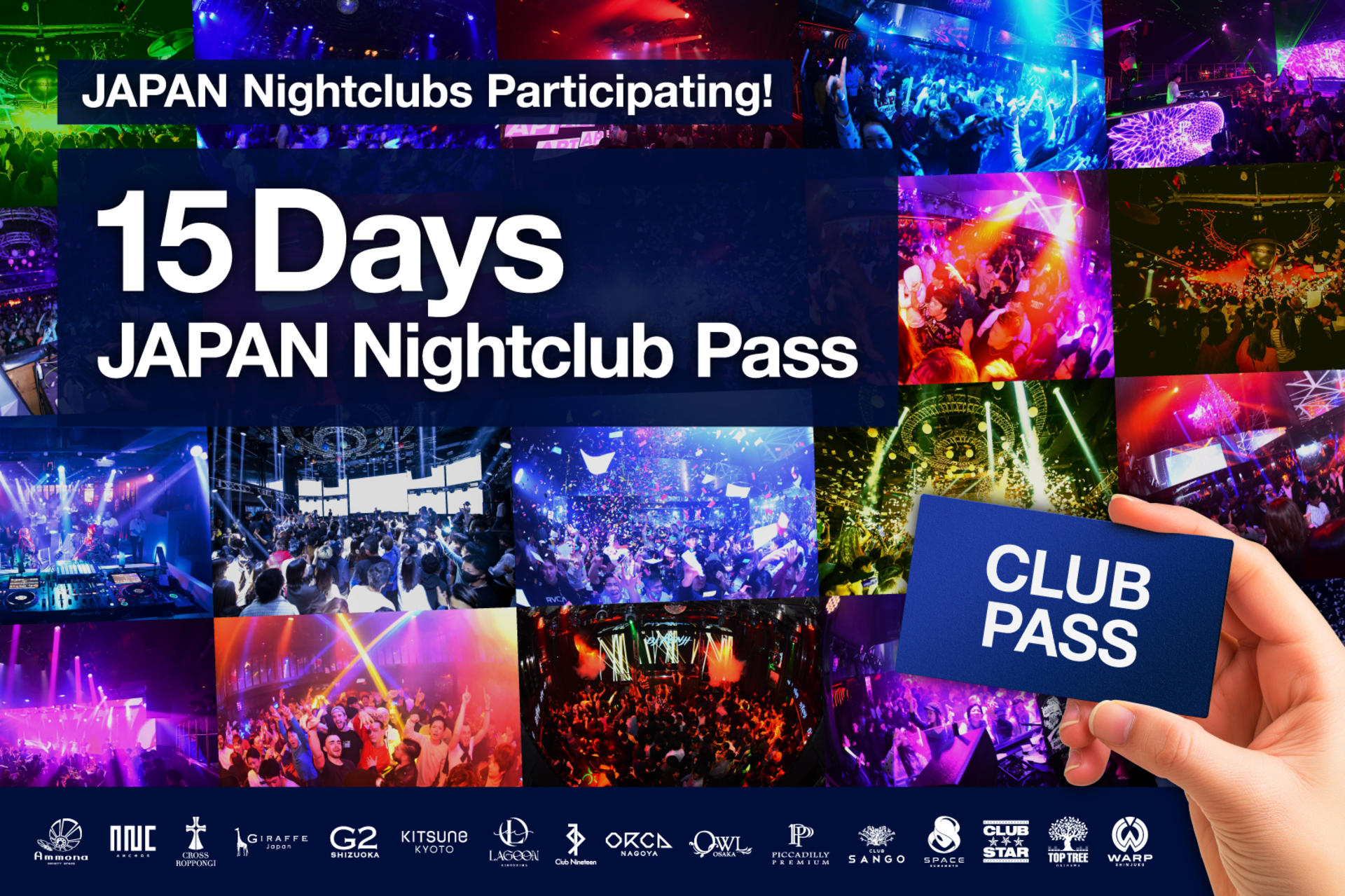 15 Days JAPAN Nightclub Pass - Access to Top Clubs in Japan - Thumbnail 2