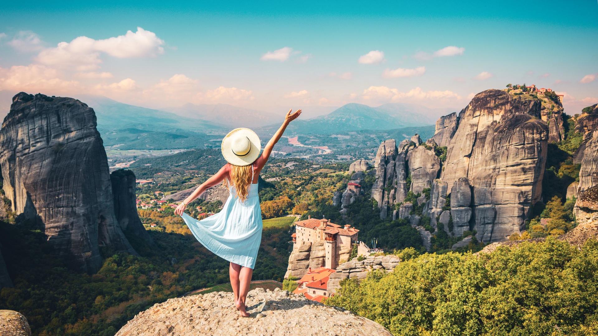 Meteora Monasteries & Caves Tour With Sea Side Breaks from Athens - Image 1