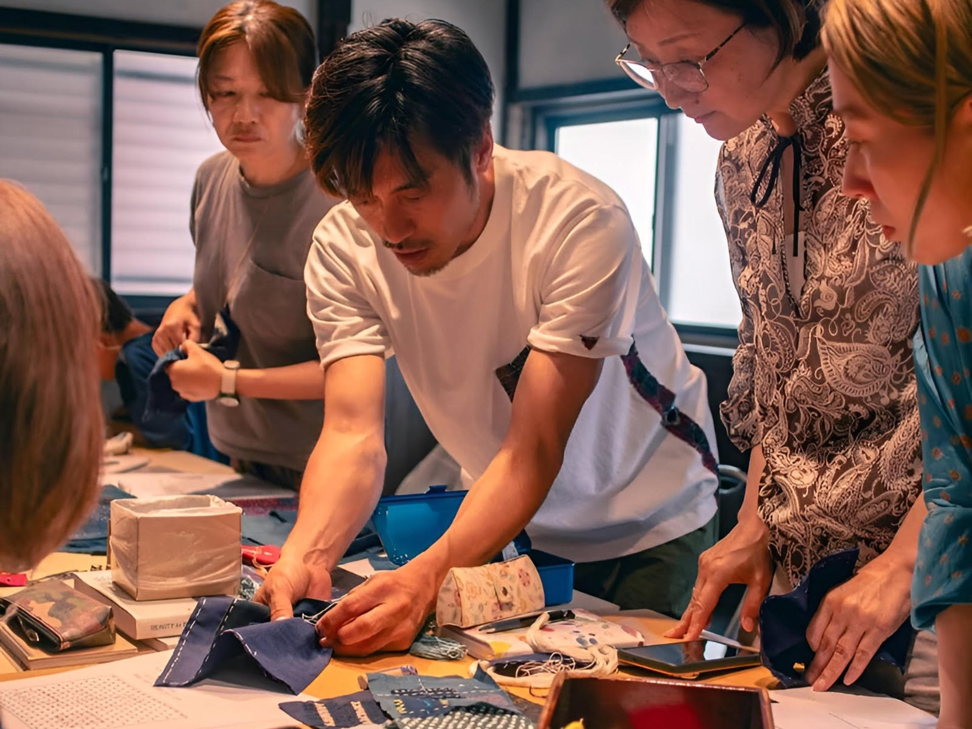 Japanese Stitching Sashiko Workshop Experience in Osaka - Image 1