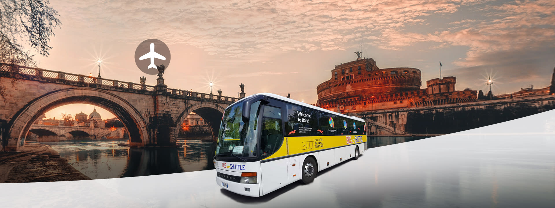 Fiumicino Airport - Rome Bus by SIT Bus Shuttle - Image 1