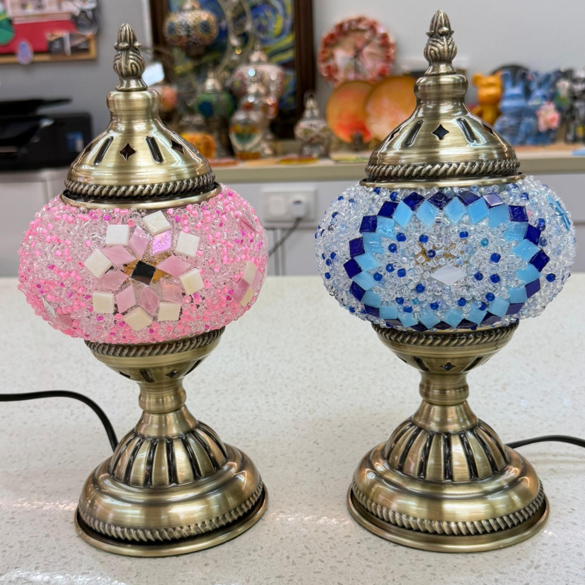 Stanley Turkish Mosaic Lamp Workshop IRREGULart - Image 1
