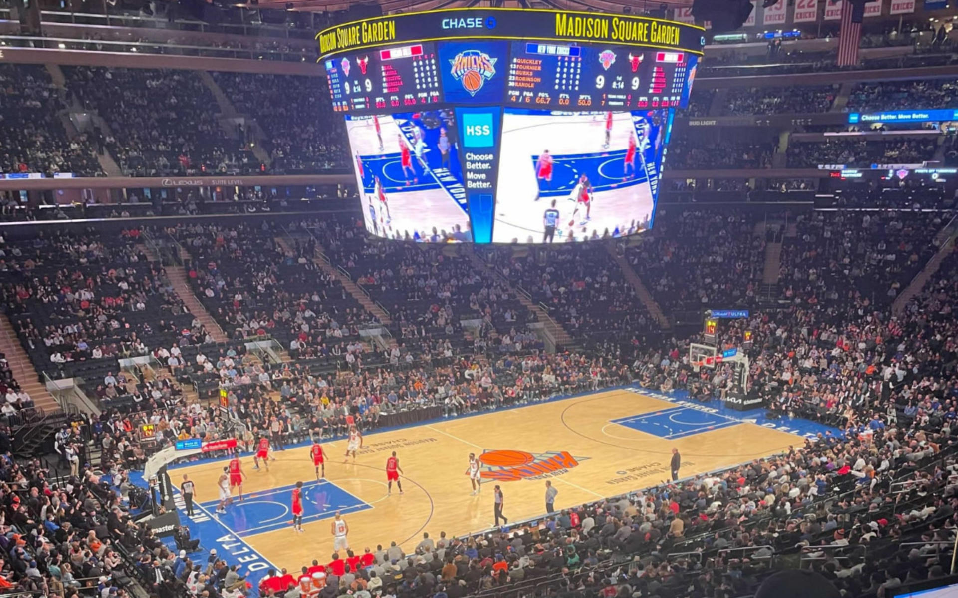 New York Knicks Basketball Game at Madison Square Garden - Image 1