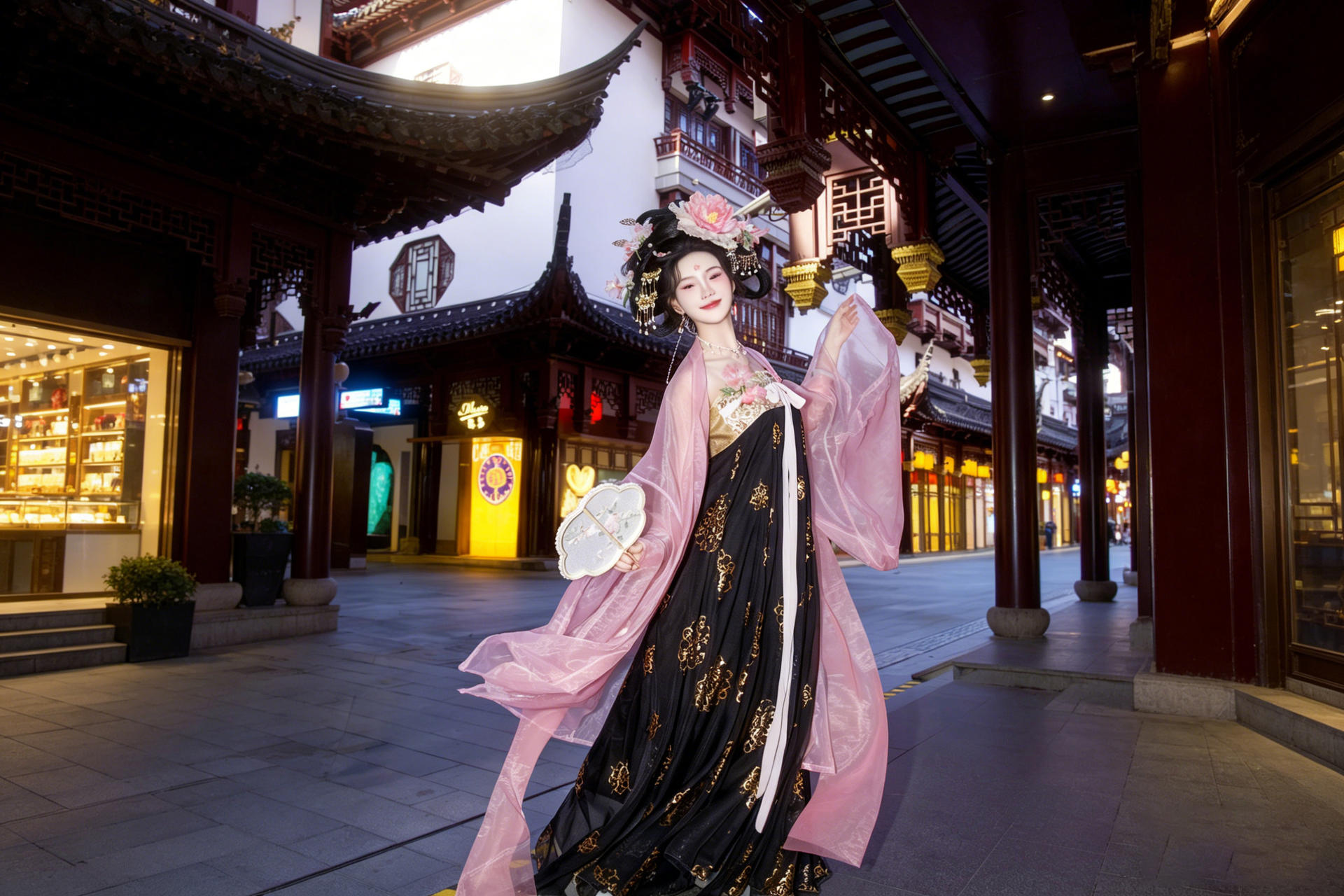Shanghai Yu Garden Traditional Chinese Costume Hanfu Qipao Experience (Hanfu Rental/Makeup/Photography) - Image 1