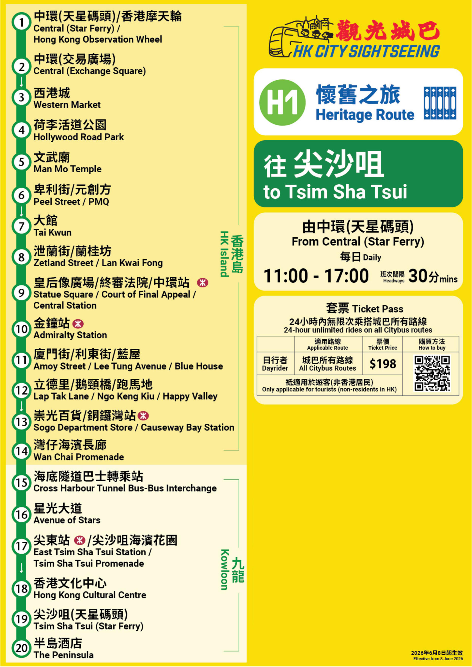 Citybus HK City Sightseeing Bus - Hop On Hop Off Open-top double-decker bus - Thumbnail 20