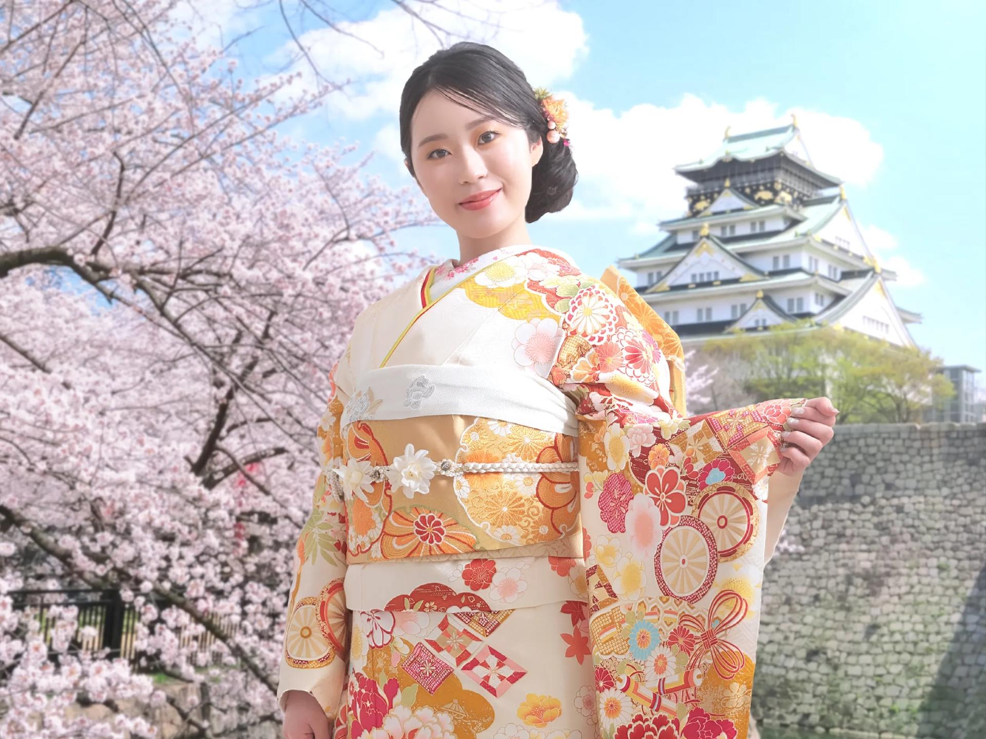 Authentic Japanese Kimono Rental and Photography Experience (Osaka Castle, Namba Shrine, Street Snap Walk) - Thumbnail 11