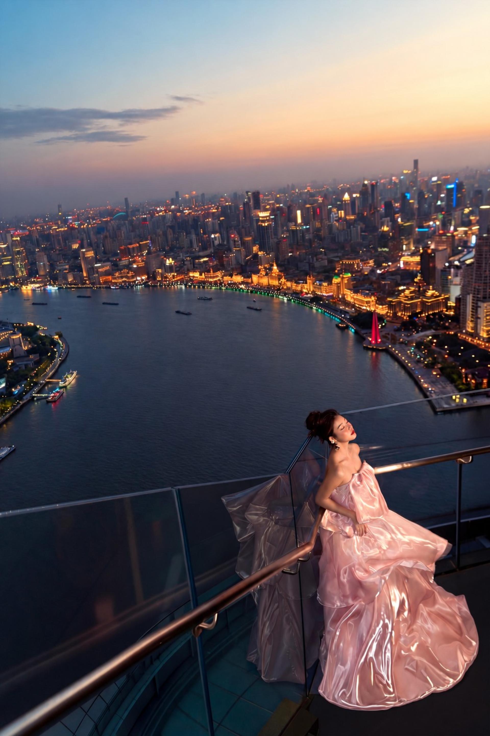 Shanghai Fashion Editorial Photoshoot at The Bund or The Stage - Thumbnail 21