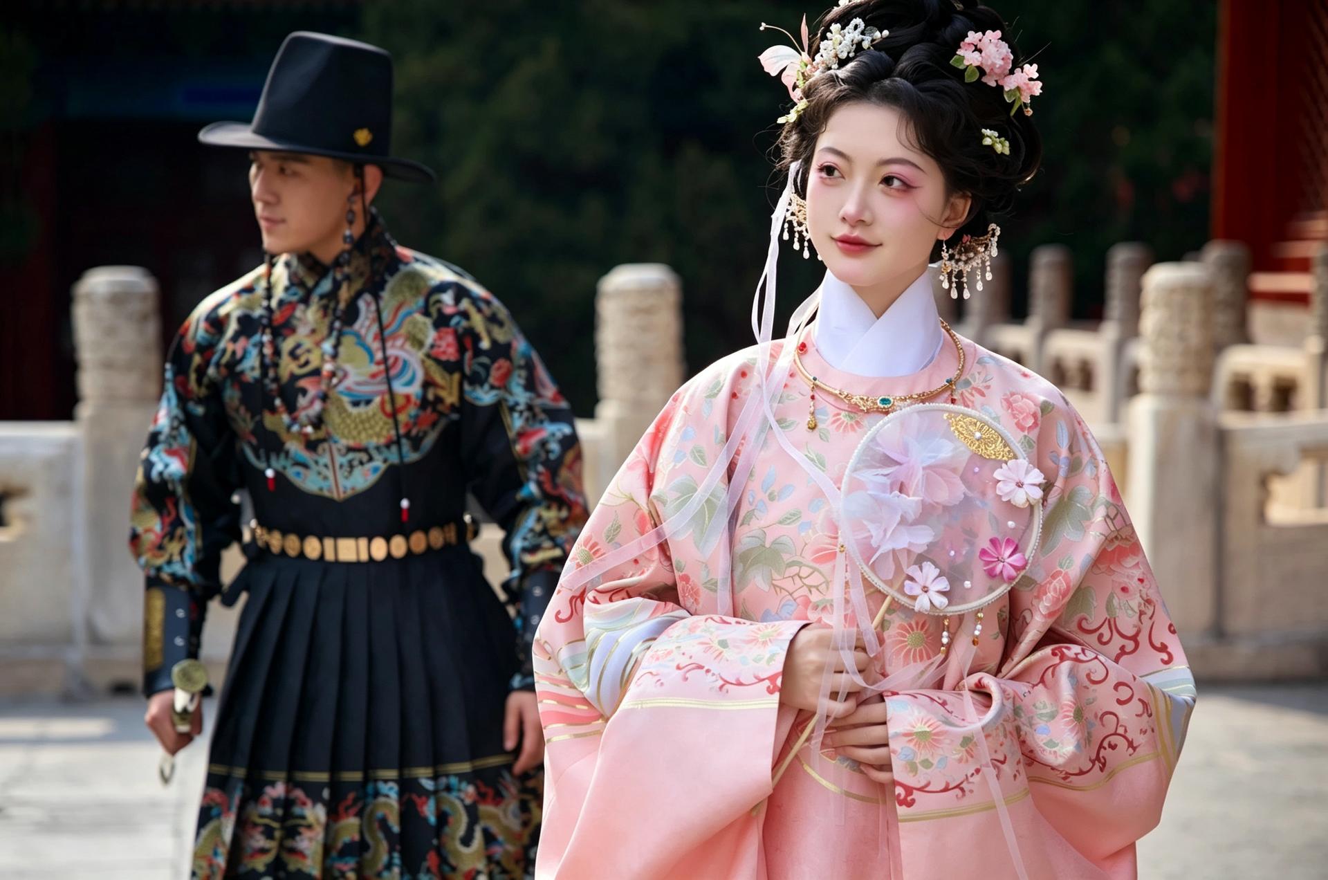 Beijing Hanfu / Song Dynasty style / Warring States robe / Qing Dynasty Han woman costume rental and photography experience (Chinese and English in-store staff service provided · barrier-free communication) - Thumbnail 4